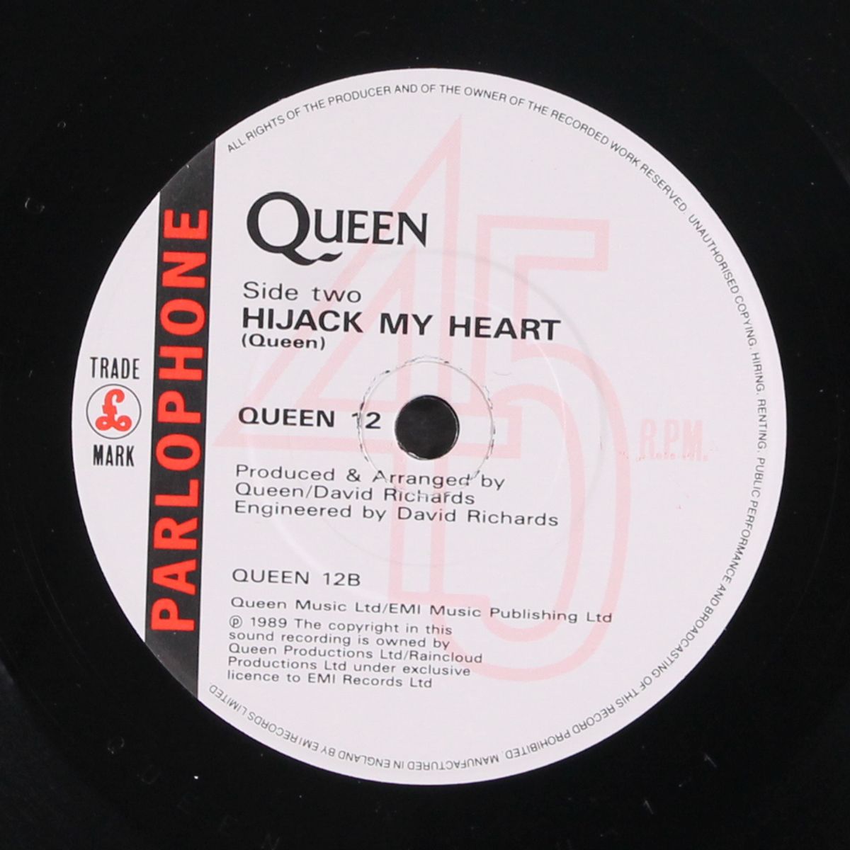 the invisible man / hijack my heart by QUEEN