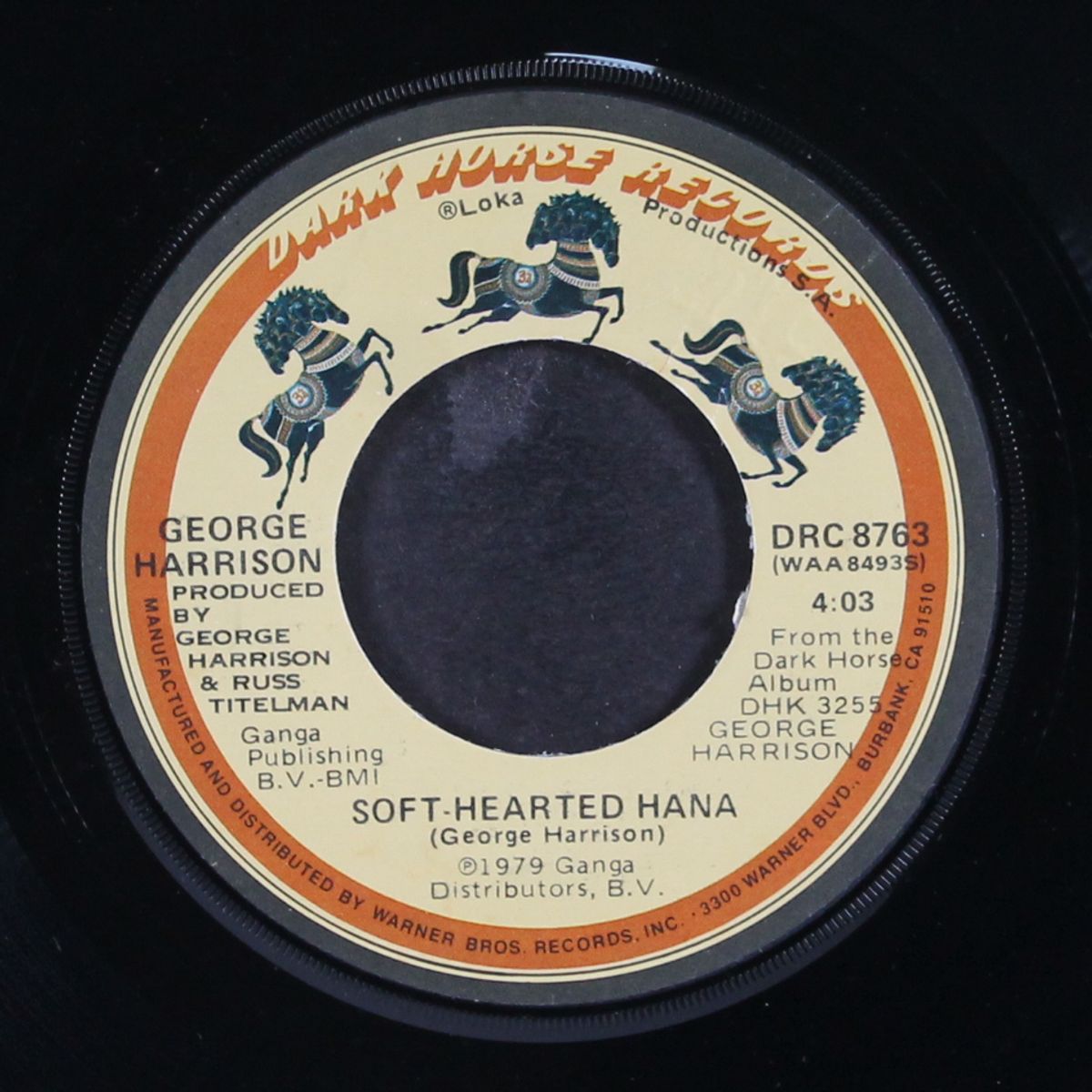 blow away / soft hearted hana by GEORGE HARRISON