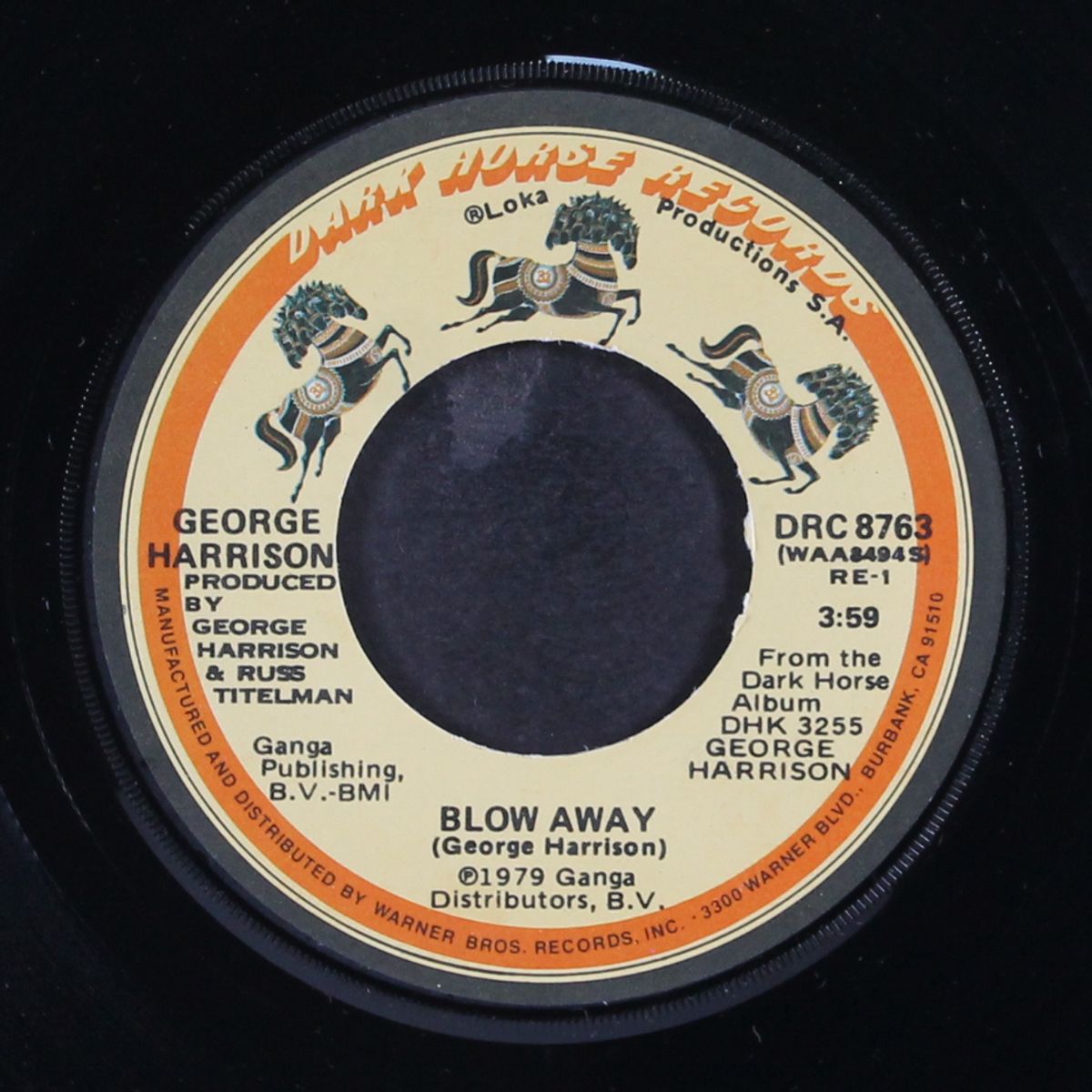 blow away / soft hearted hana by GEORGE HARRISON