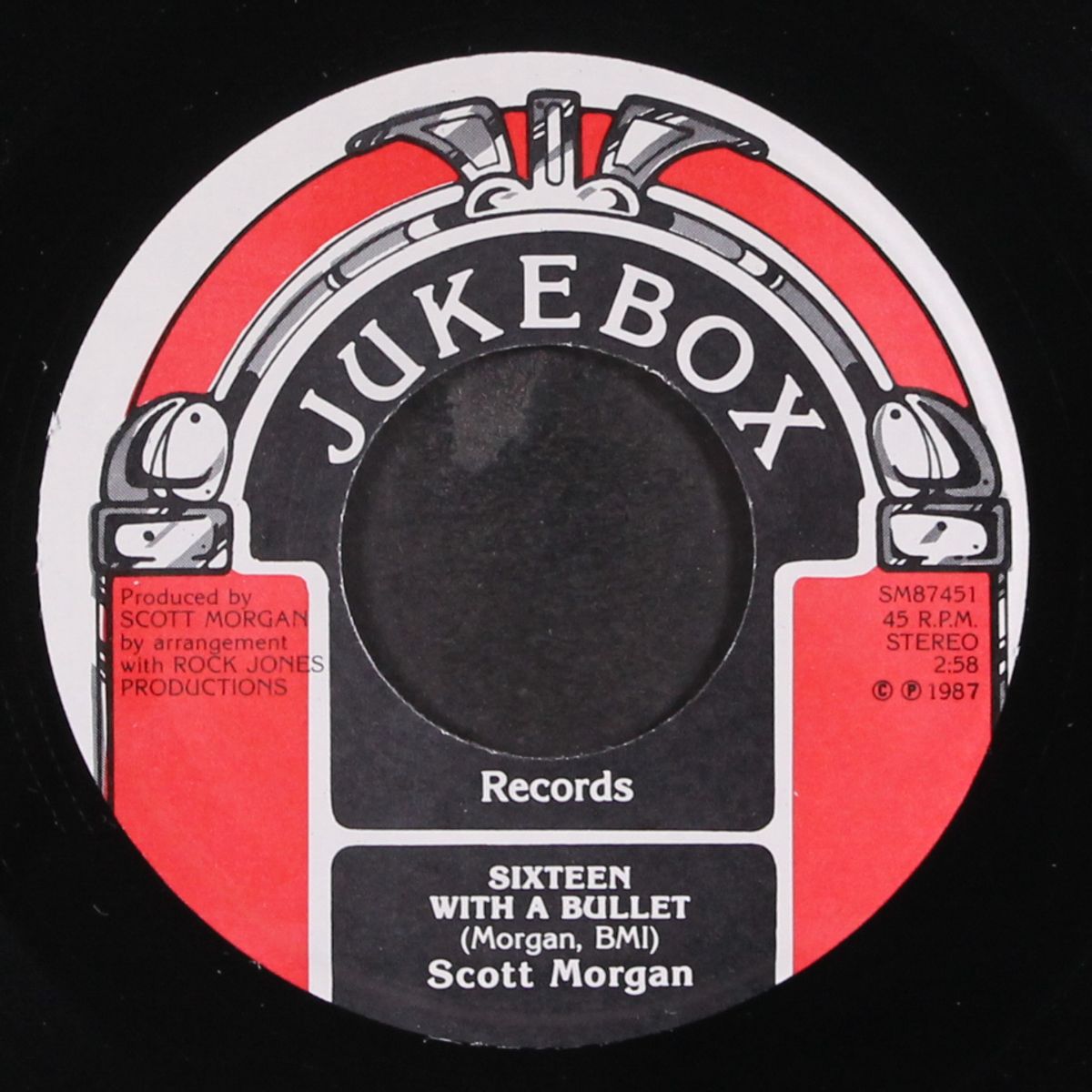 sixteen with a bullet by SCOTT MORGAN