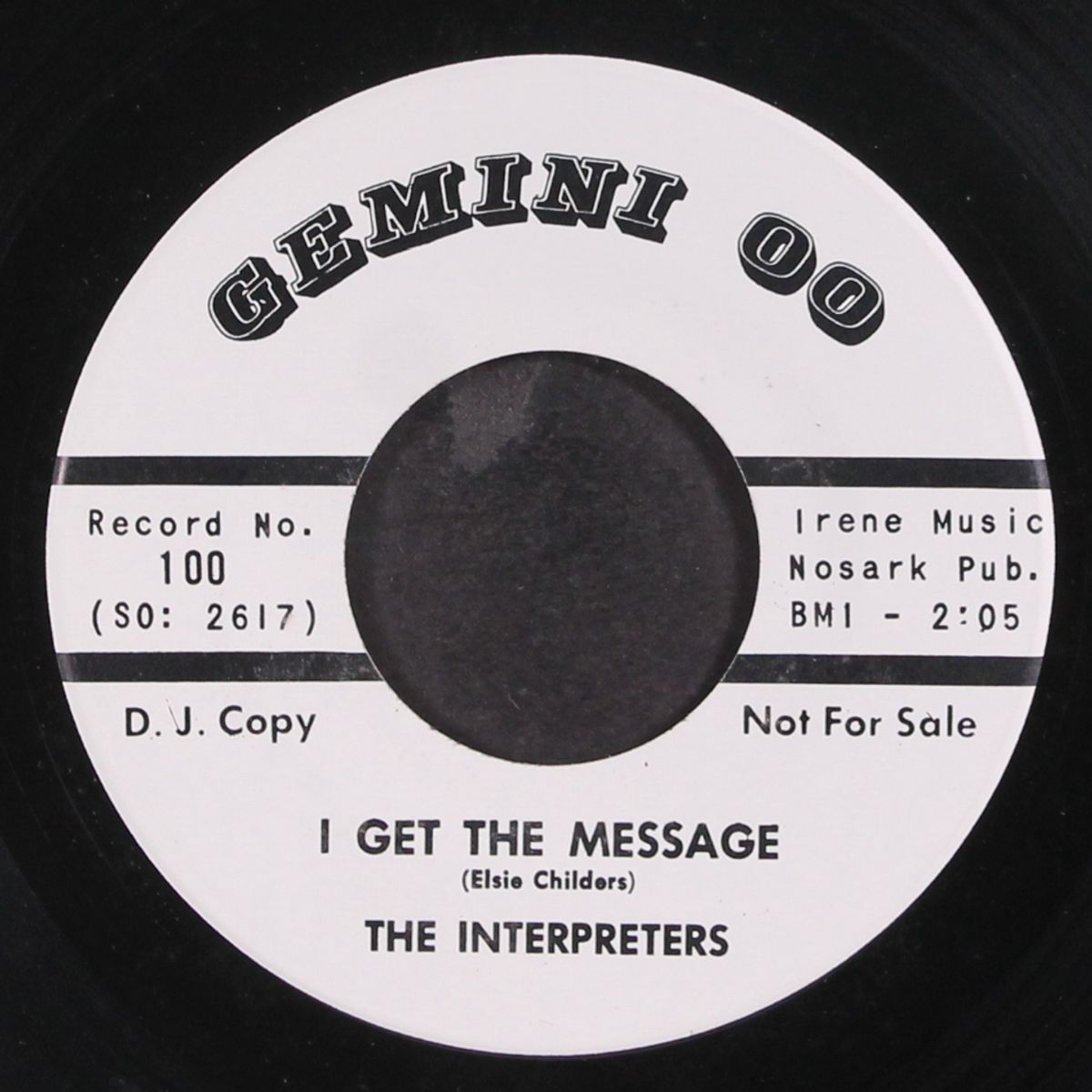 stop that man / i get the message by INTERPRETERS