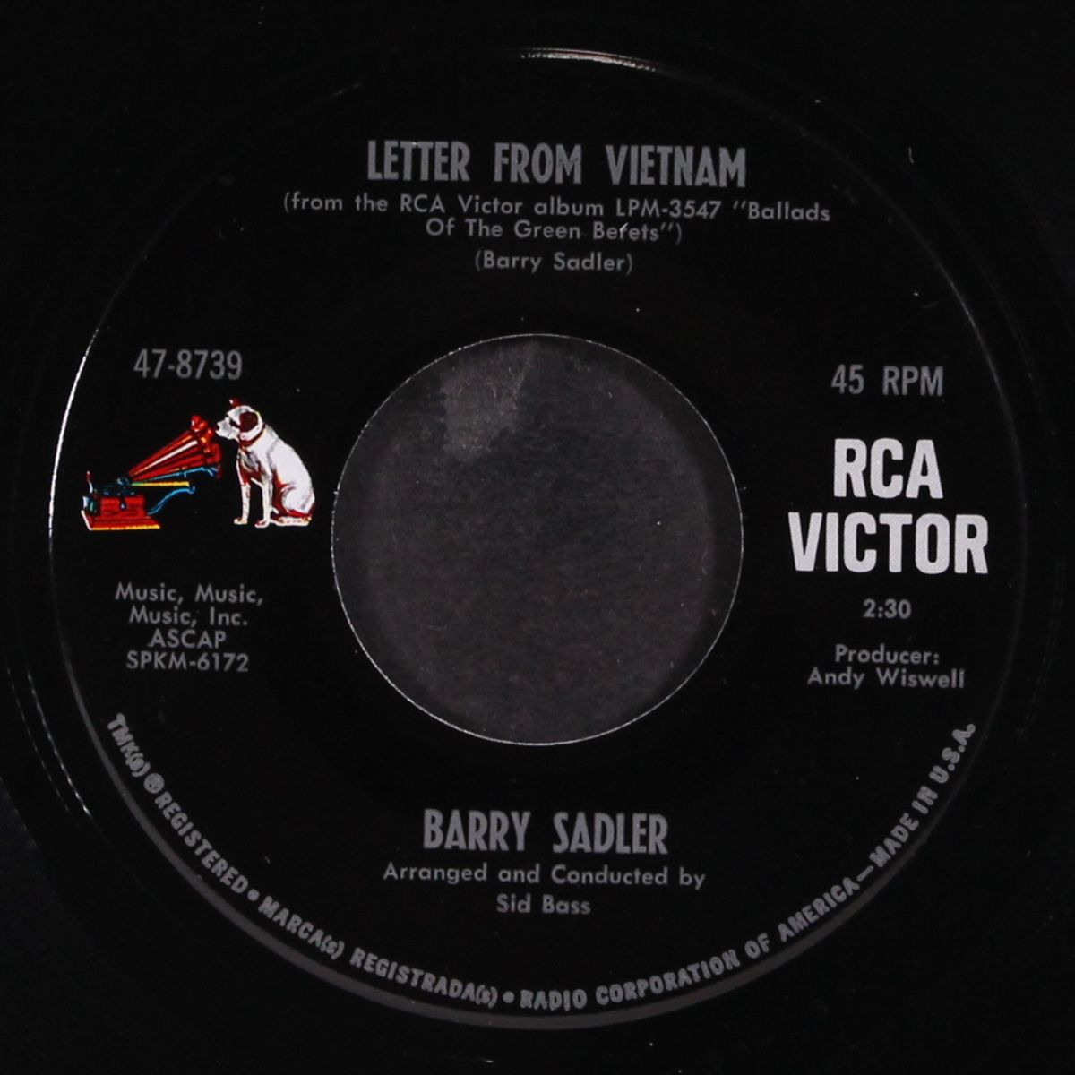 the ballad of the green berets by SGT. BARRY SADLER
