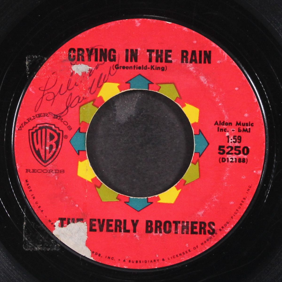crying in the rain / i'm not angry by EVERLY BROTHERS