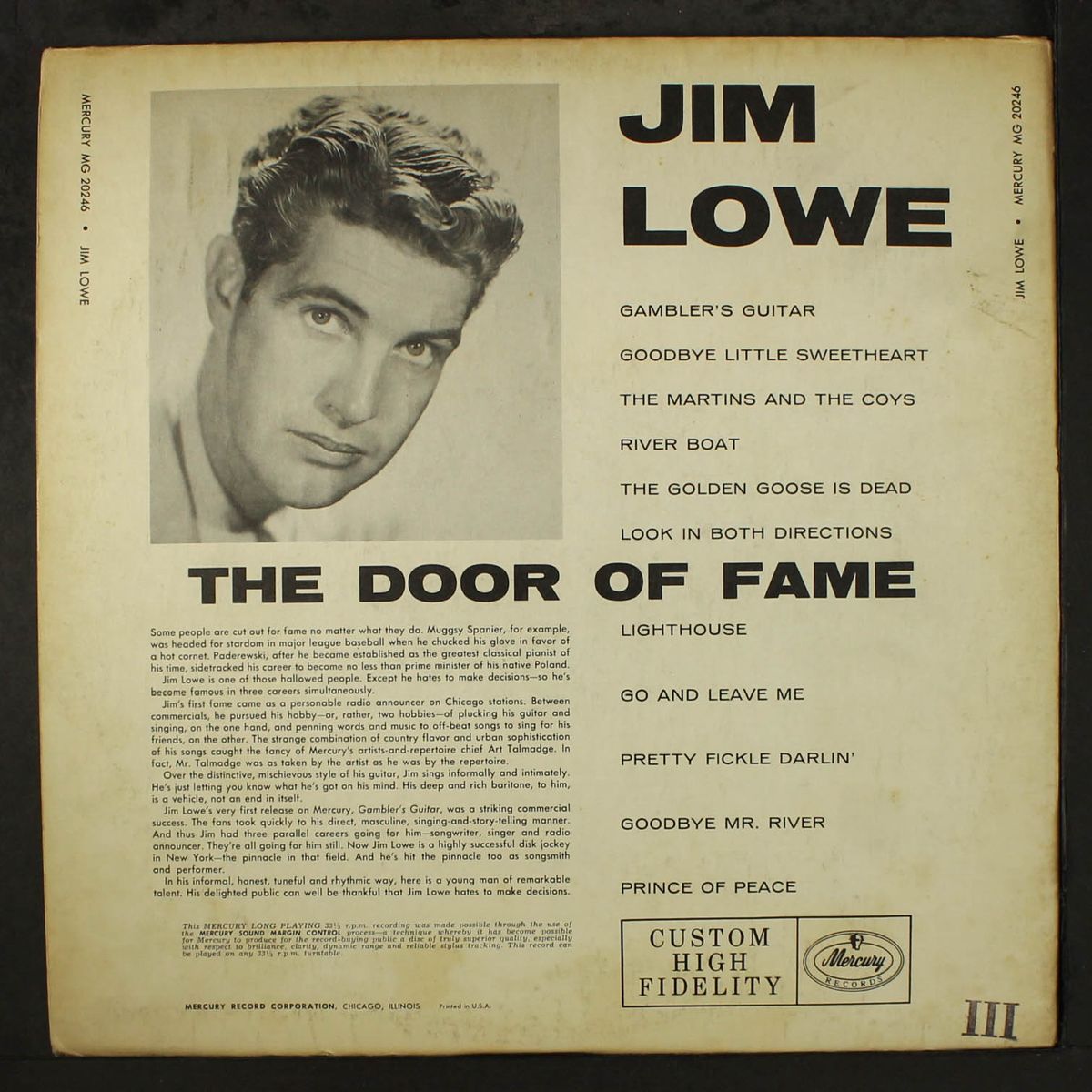 the door of fame by JIM LOWE