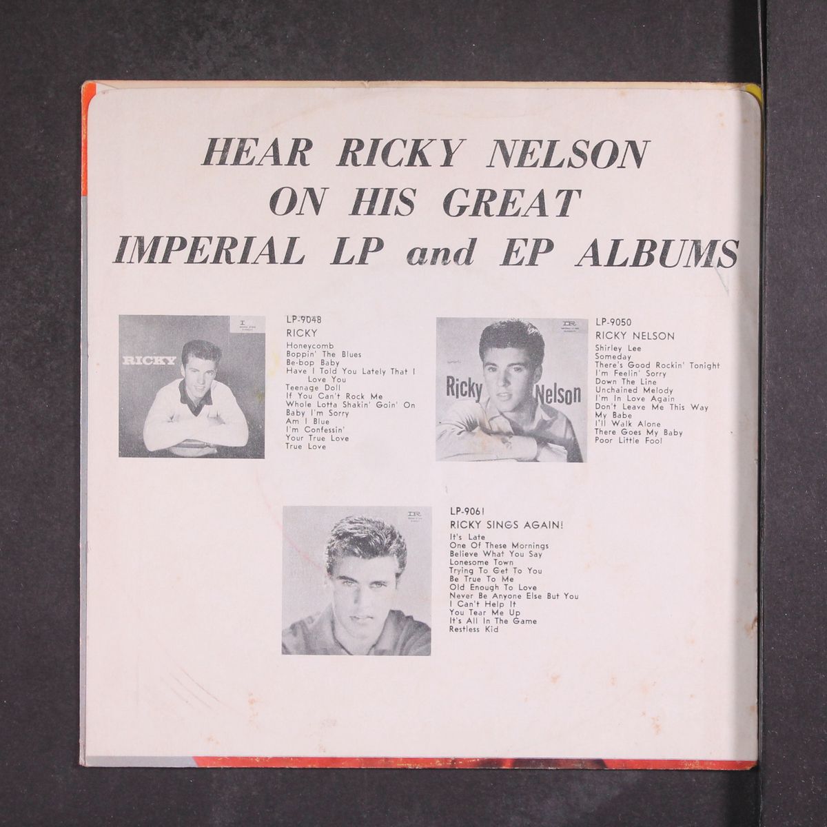 never be anyone else but you by RICK NELSON