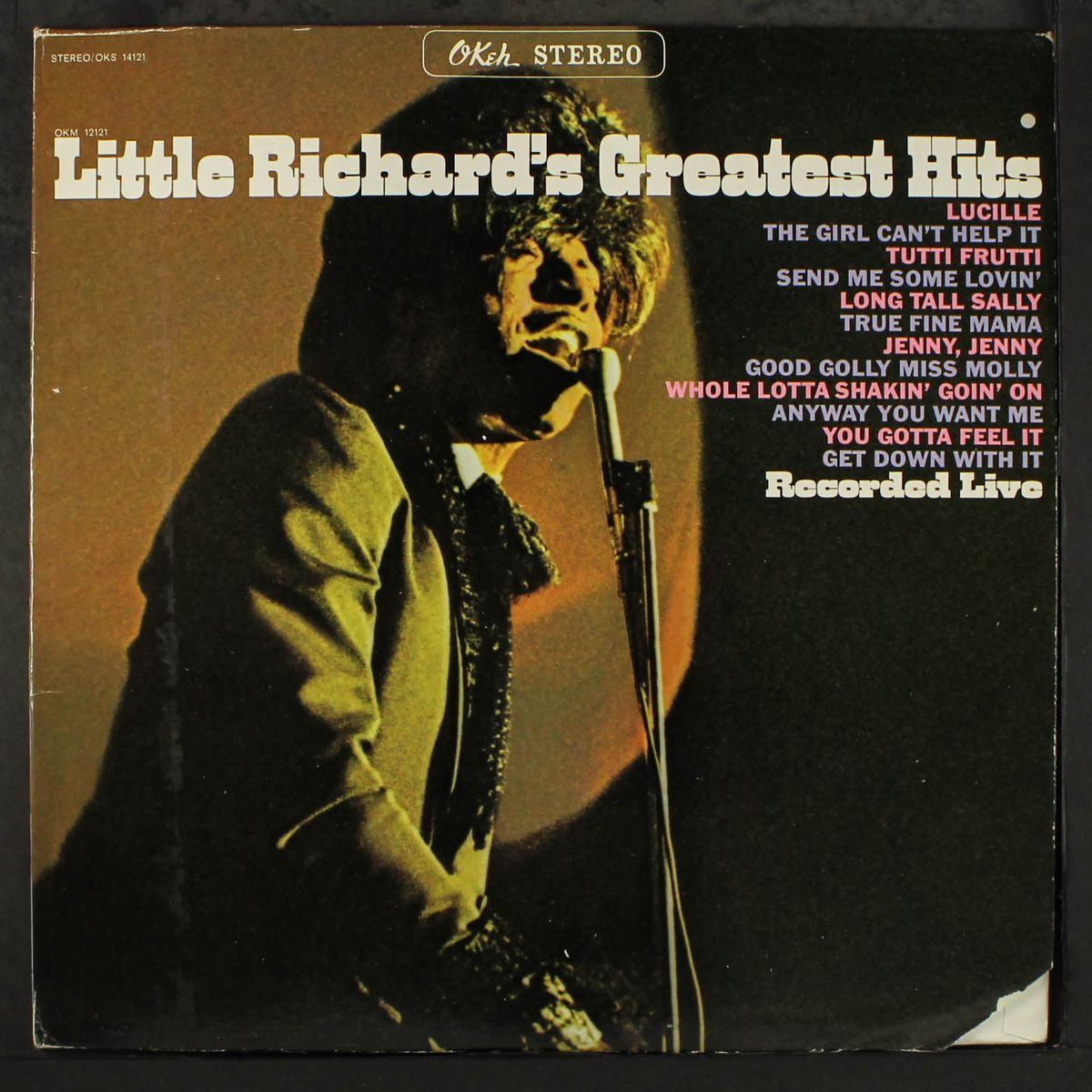 greatest hits, recorded live by LITTLE RICHARD