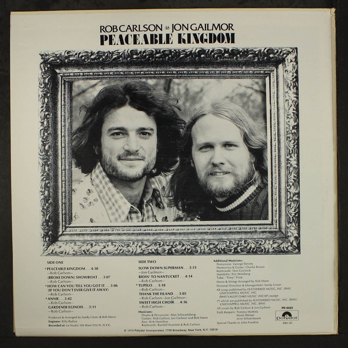 peaceable kingdom by ROB CARLSON & JON GAILMOR