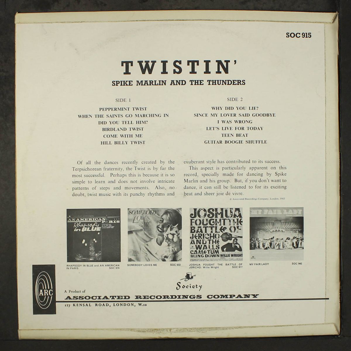 twistin' by SPIKE MARLIN & THUNDERS