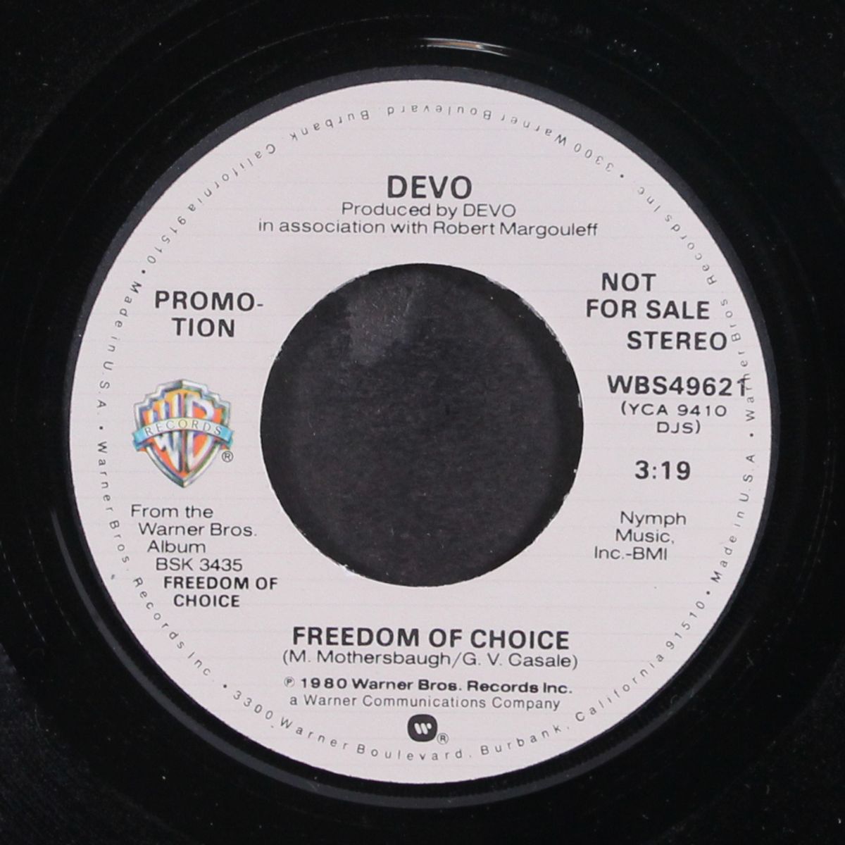freedom of choice / snowball (remix) by DEVO