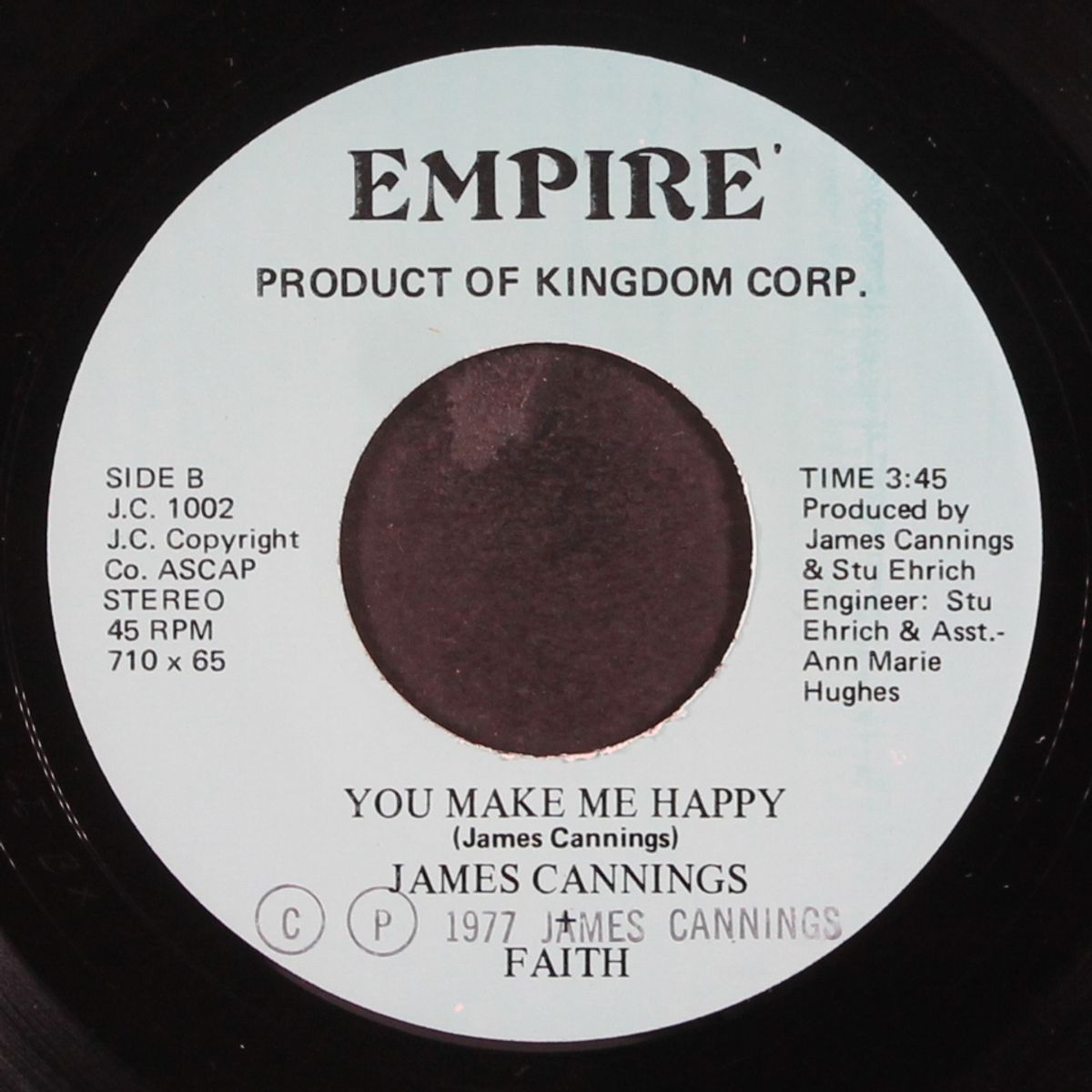 keep on trucking / you make me happy by JAMES CANNINGS & FAITH