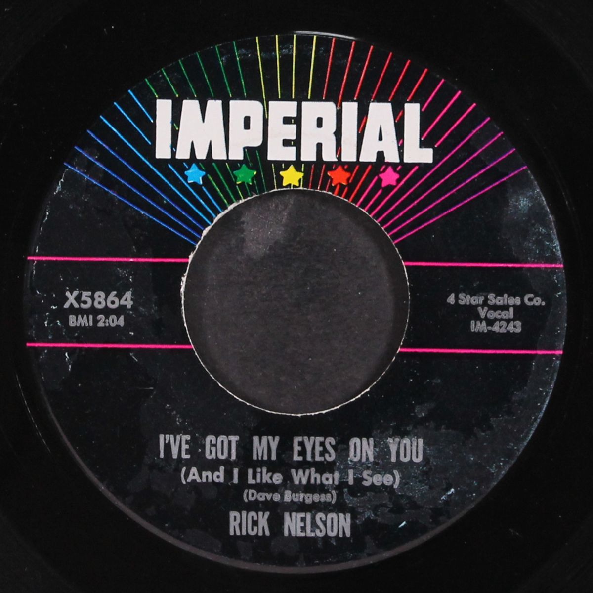teen age idol / i've got my eyes on you (and i like what i see) by RICK NELSON