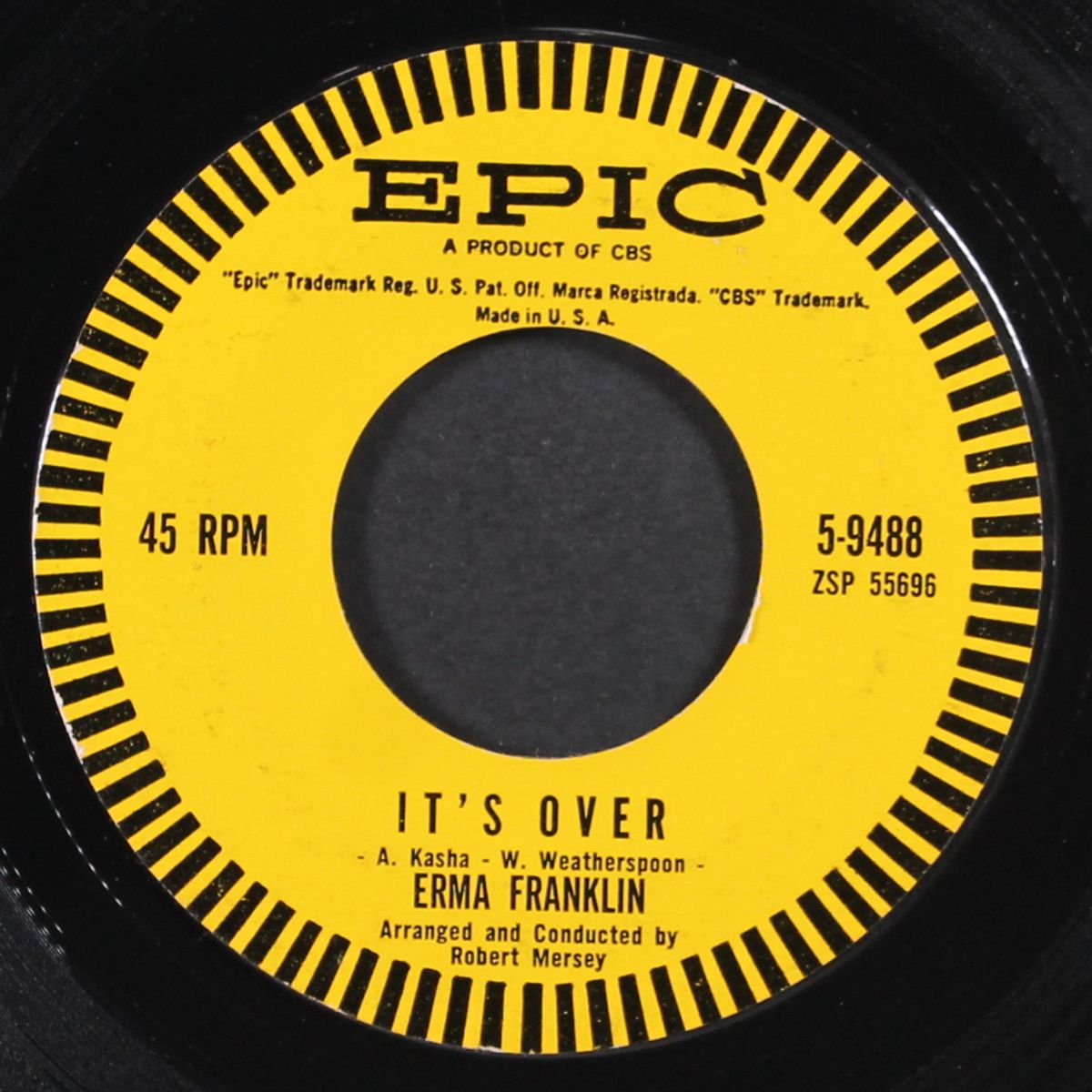 it's over / hello again by ERMA FRANKLIN