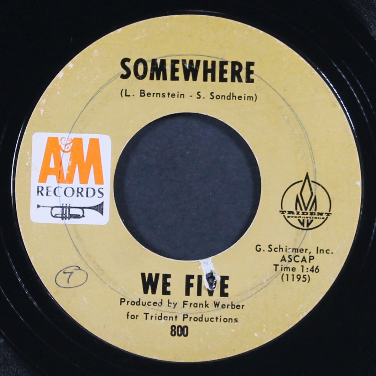 somewhere / there stands the door by WE FIVE