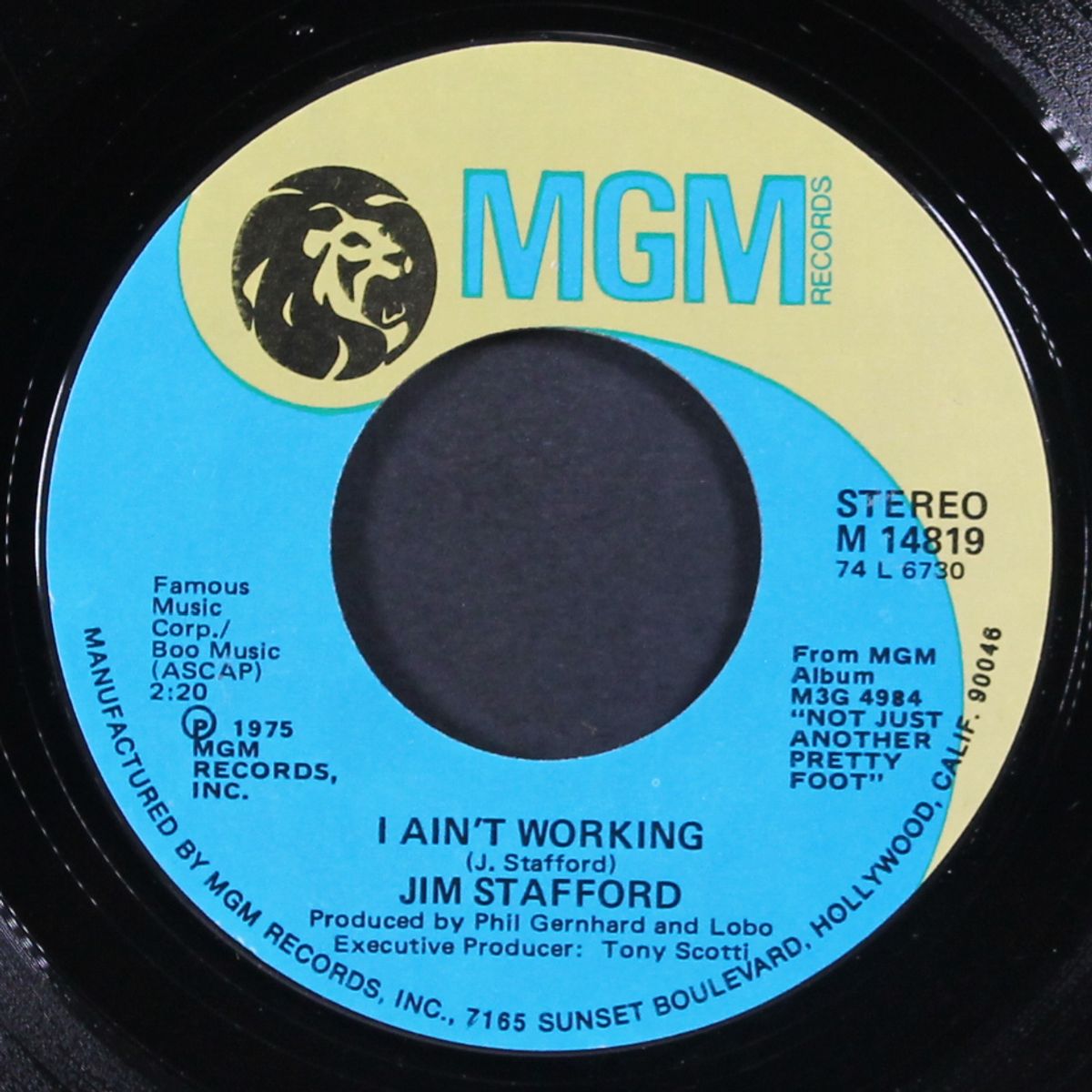 i got stoned and i missed it / i ain't working by JIM STAFFORD