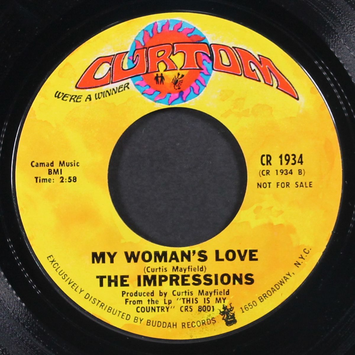 this is my country / my woman's love by IMPRESSIONS