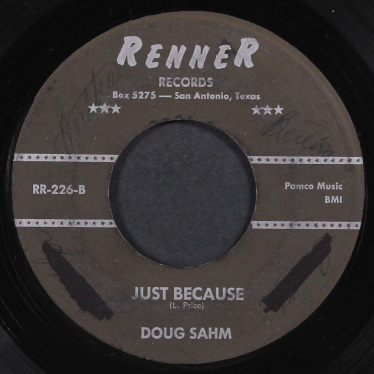 two hearts in love / just because by DOUG SAHM