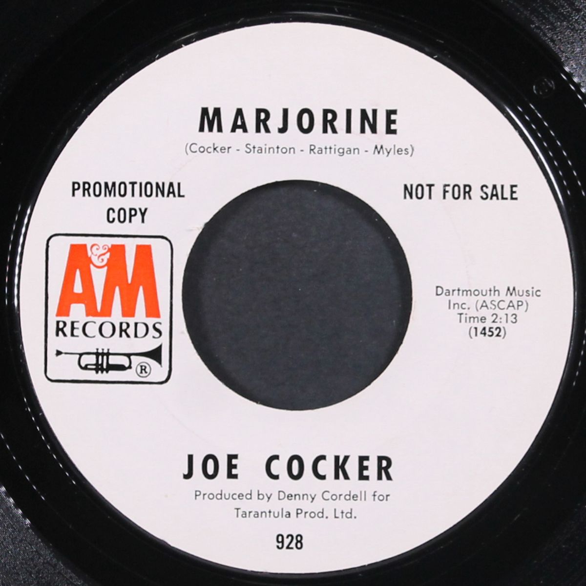 marjorine / new age of the lily by JOE COCKER