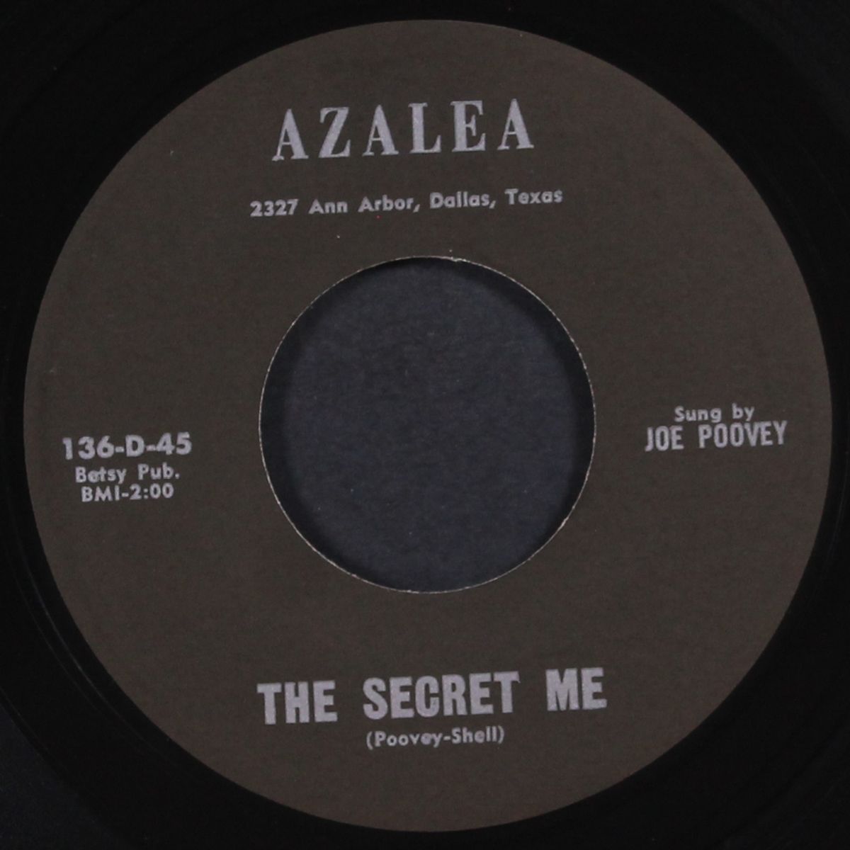 i dreamed about the blues / the secret me by JOE POOVEY
