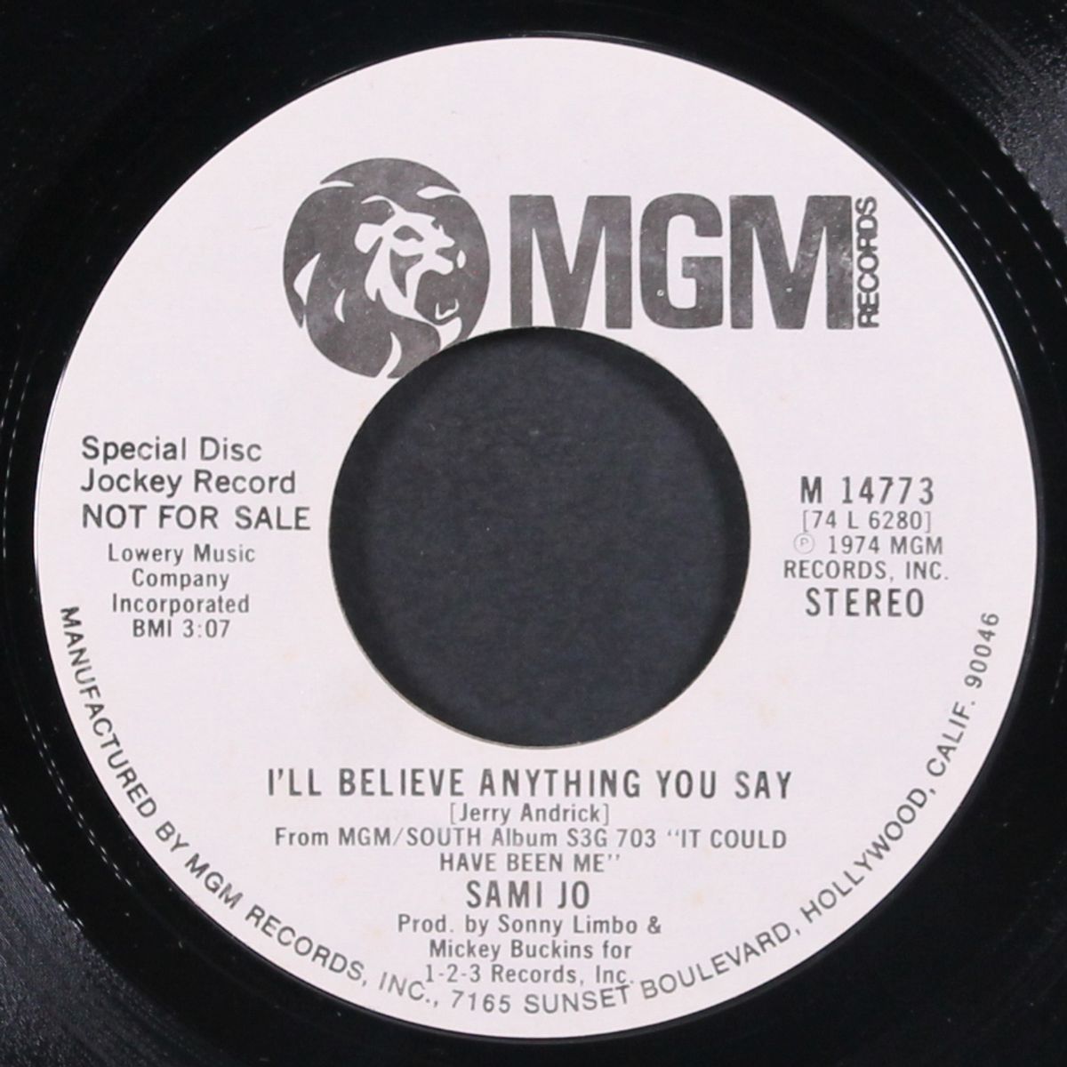 lovely daughter / i'll believe anything you say by SAMI JO