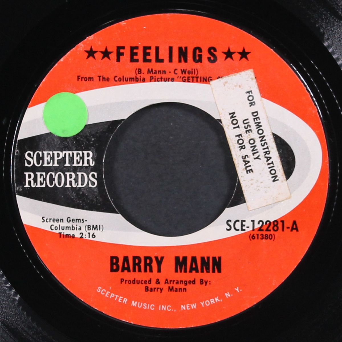feelings / let me stay with you by BARRY MANN