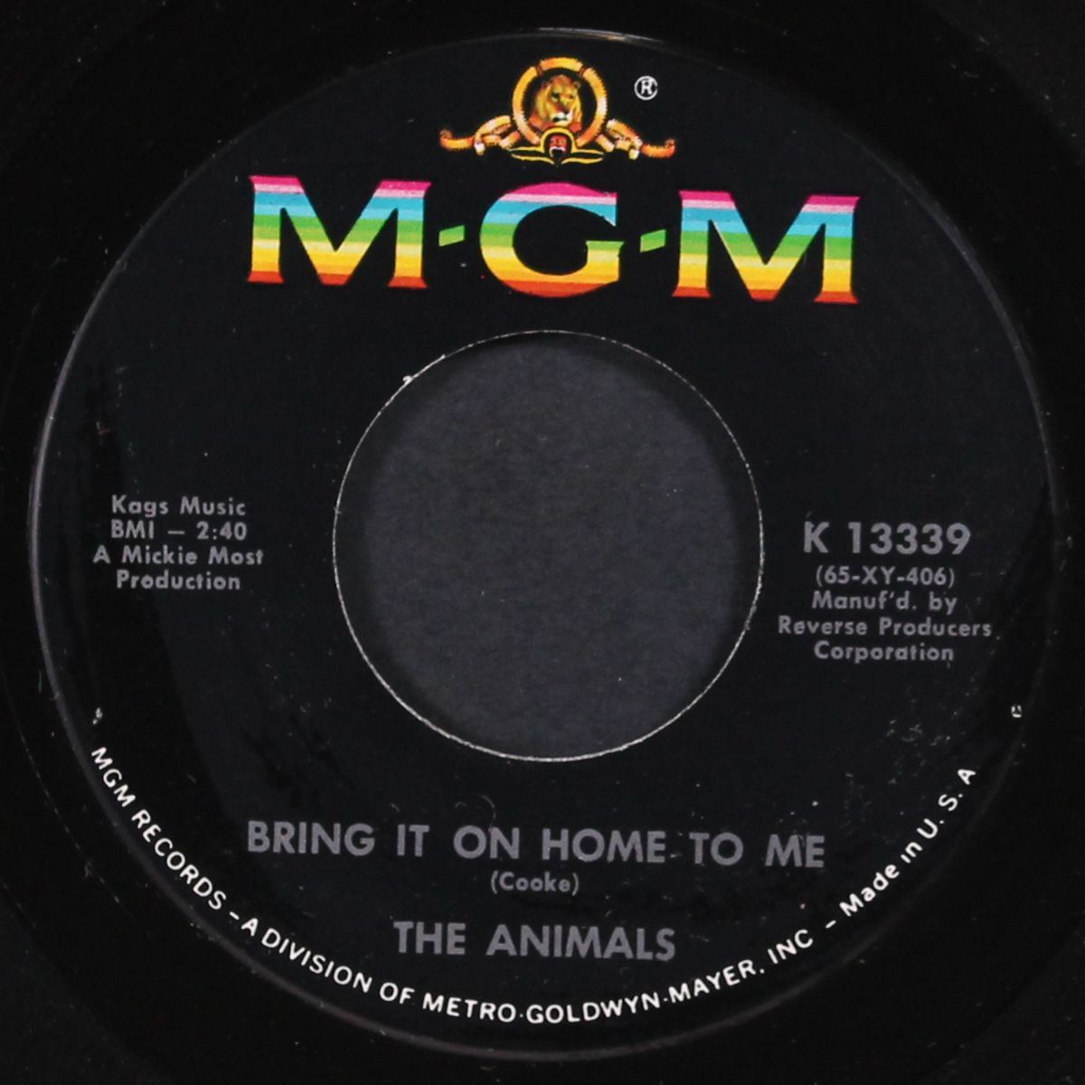 bring it on home to me / for miss caulker by ANIMALS