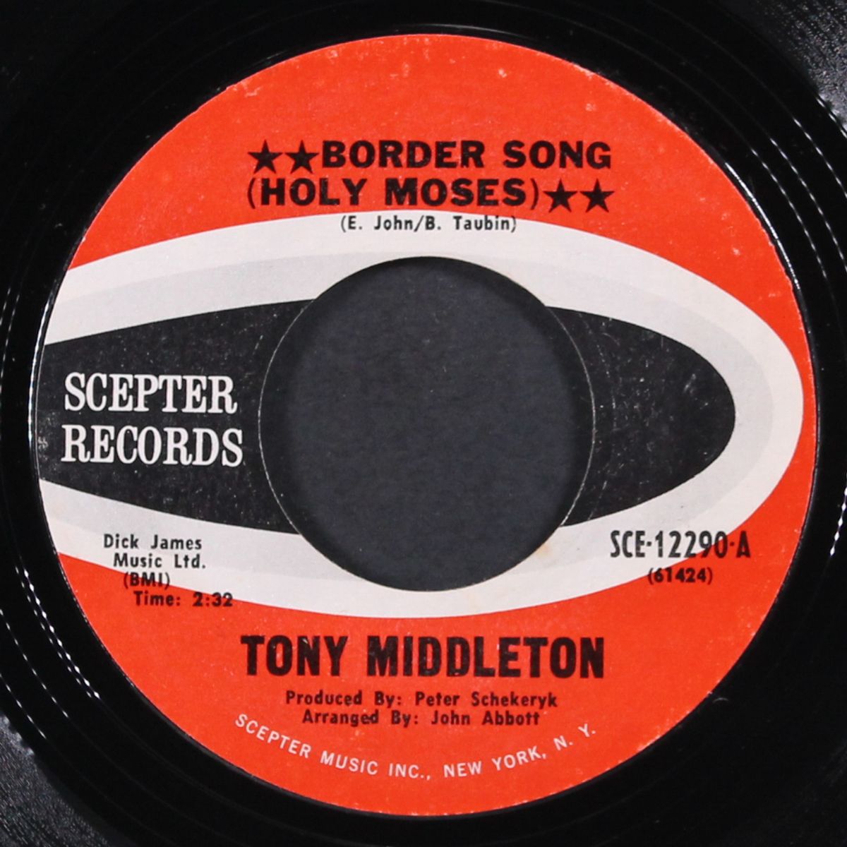 border song (holy moses) by TONY MIDDLETON