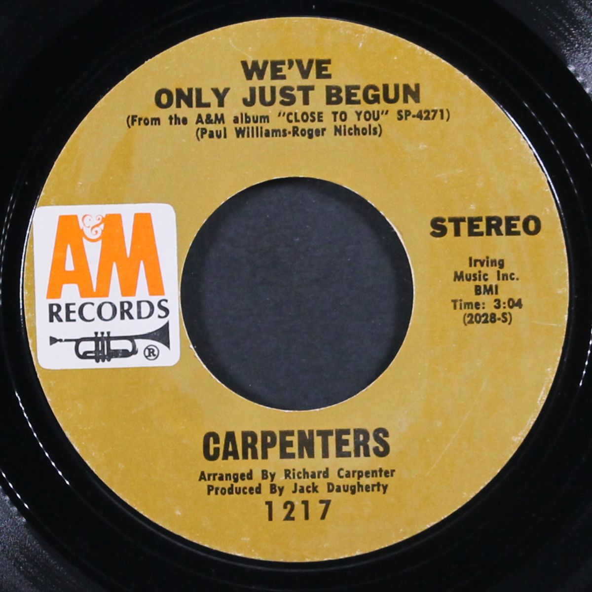 we've only just begun by CARPENTERS