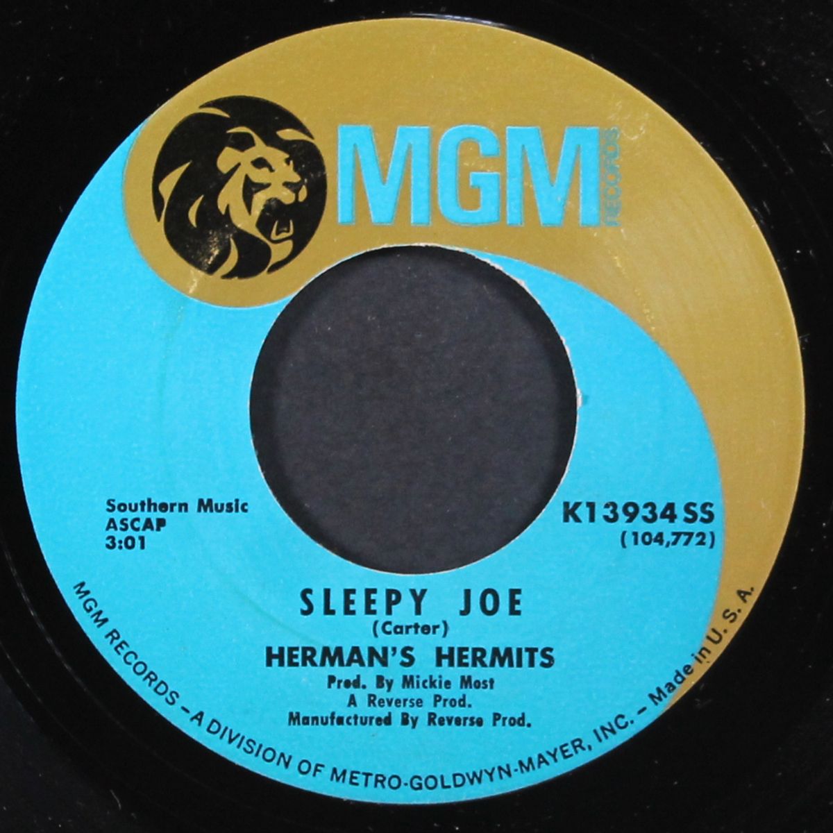 sleepy joe / just one girl by HERMAN'S HERMITS