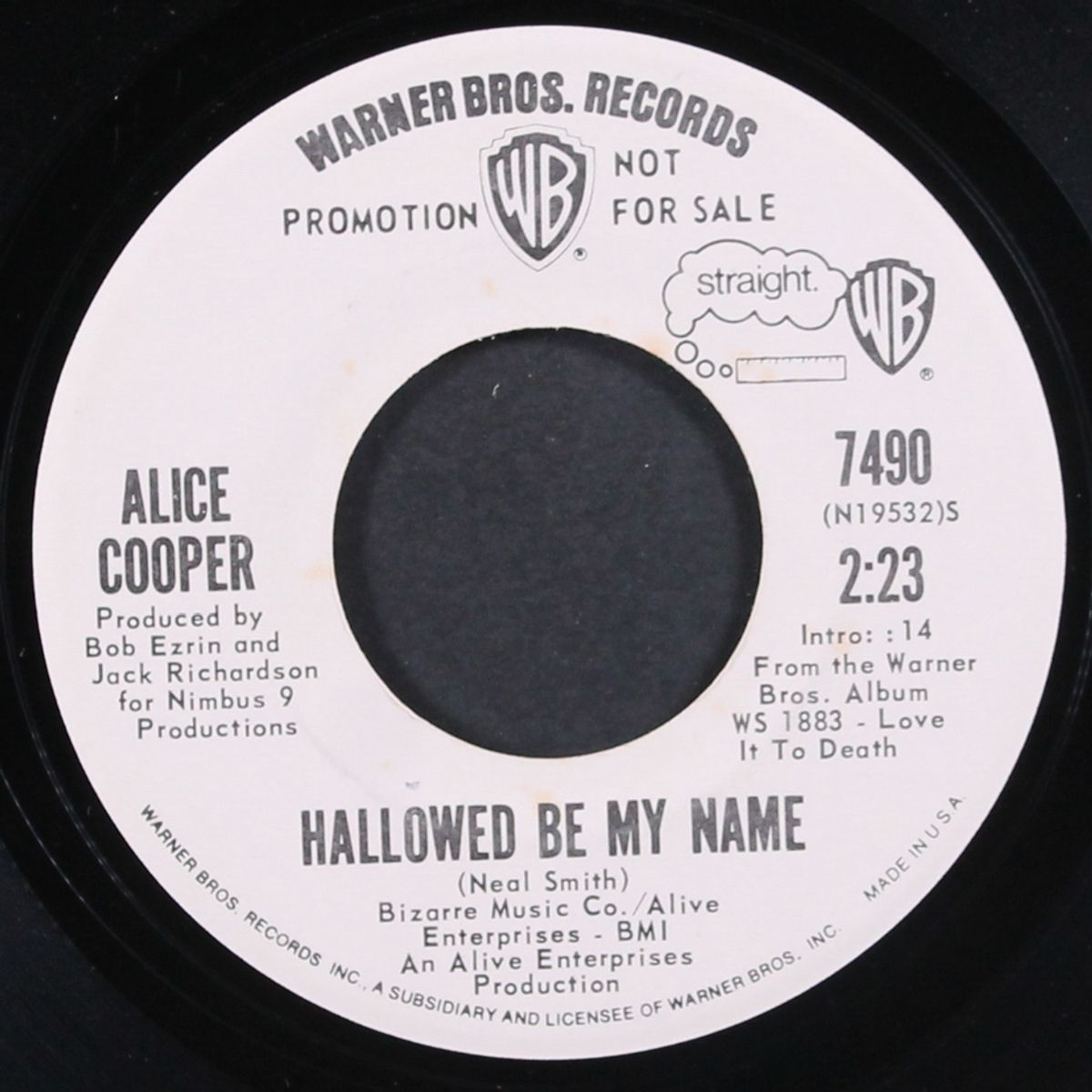 caught in a dream / hallowed be my name by ALICE COOPER
