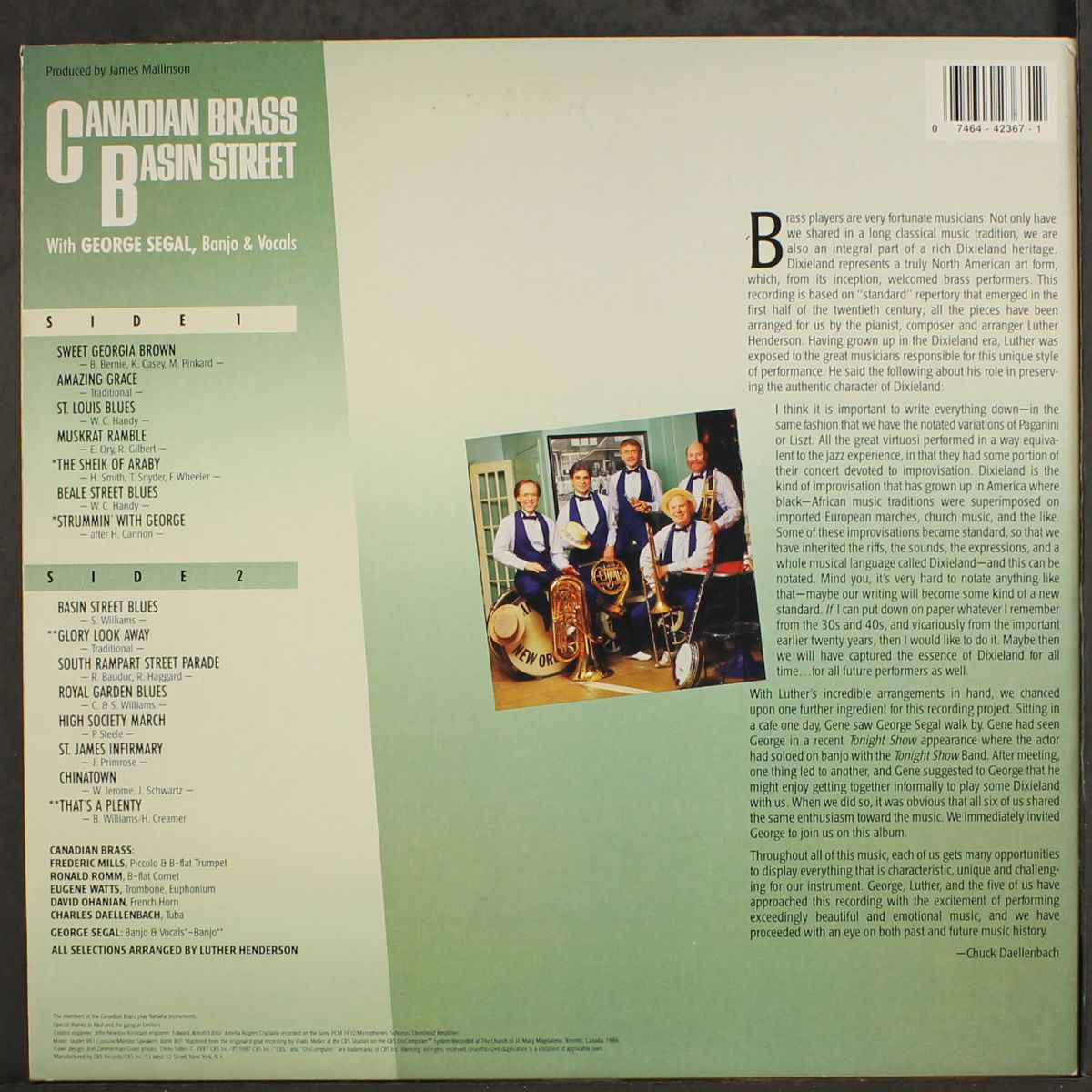 basin street by CANADIAN BRASS