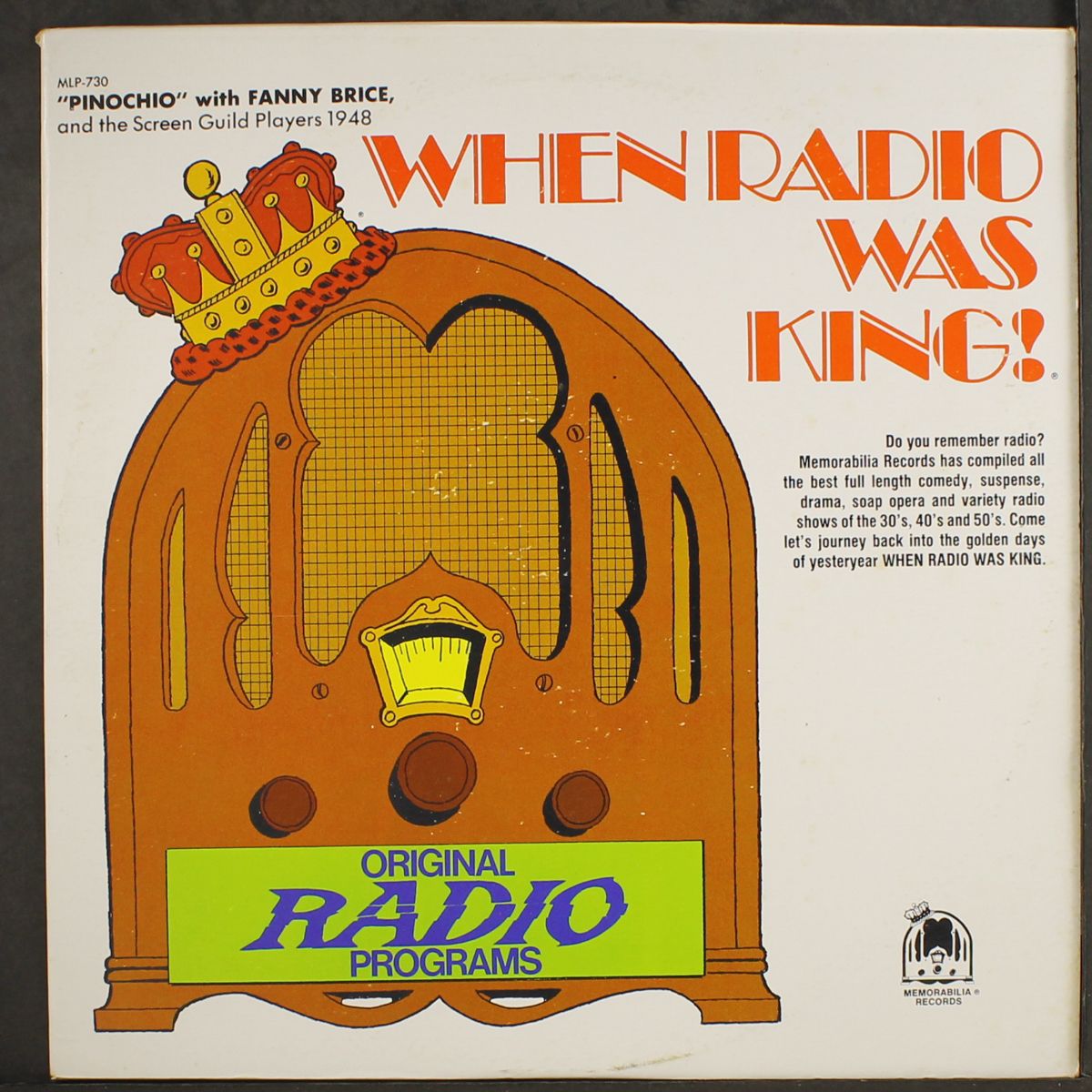 pinocchio - when radio was king! by ORIGINAL RADIO BROADCAST