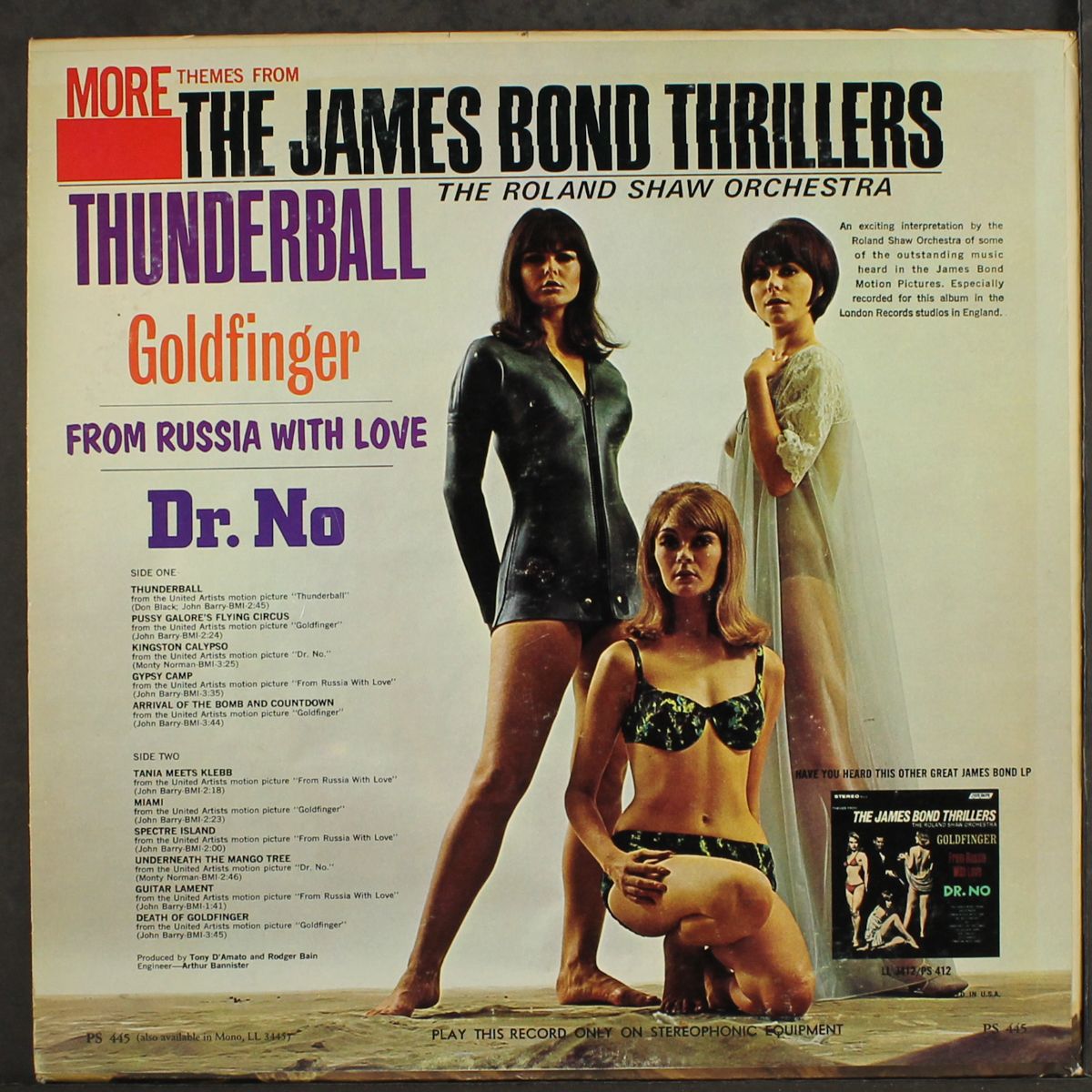 more themes from james bond thrillers by ROLAND SHAW