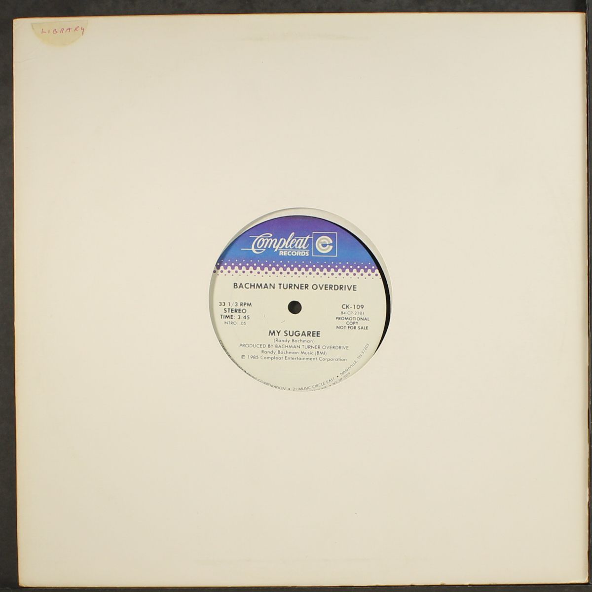 my sugaree by BACHMAN-TURNER OVERDRIVE