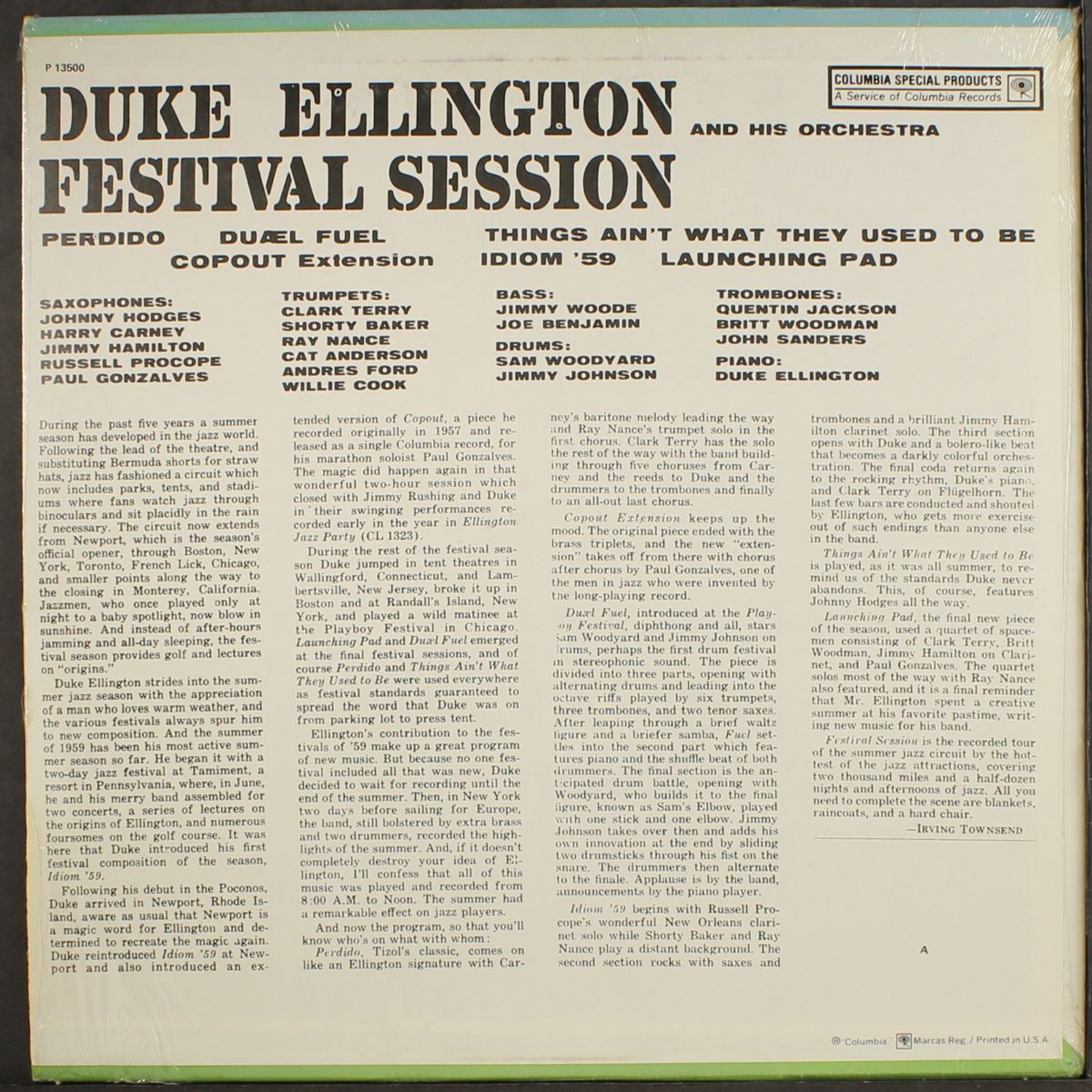 festival session by DUKE ELLINGTON