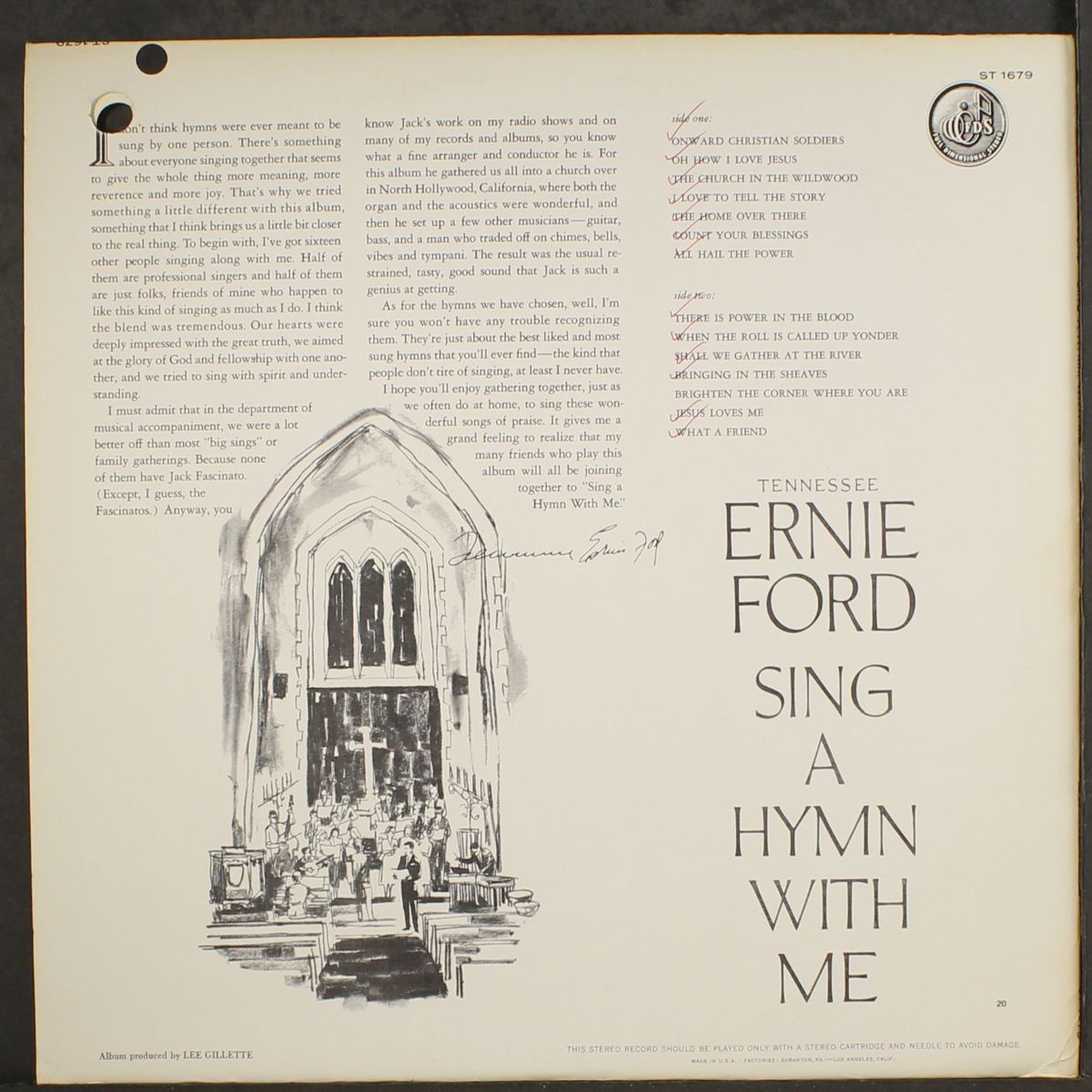 sing a hymn with me by TENNESSEE ERNIE FORD
