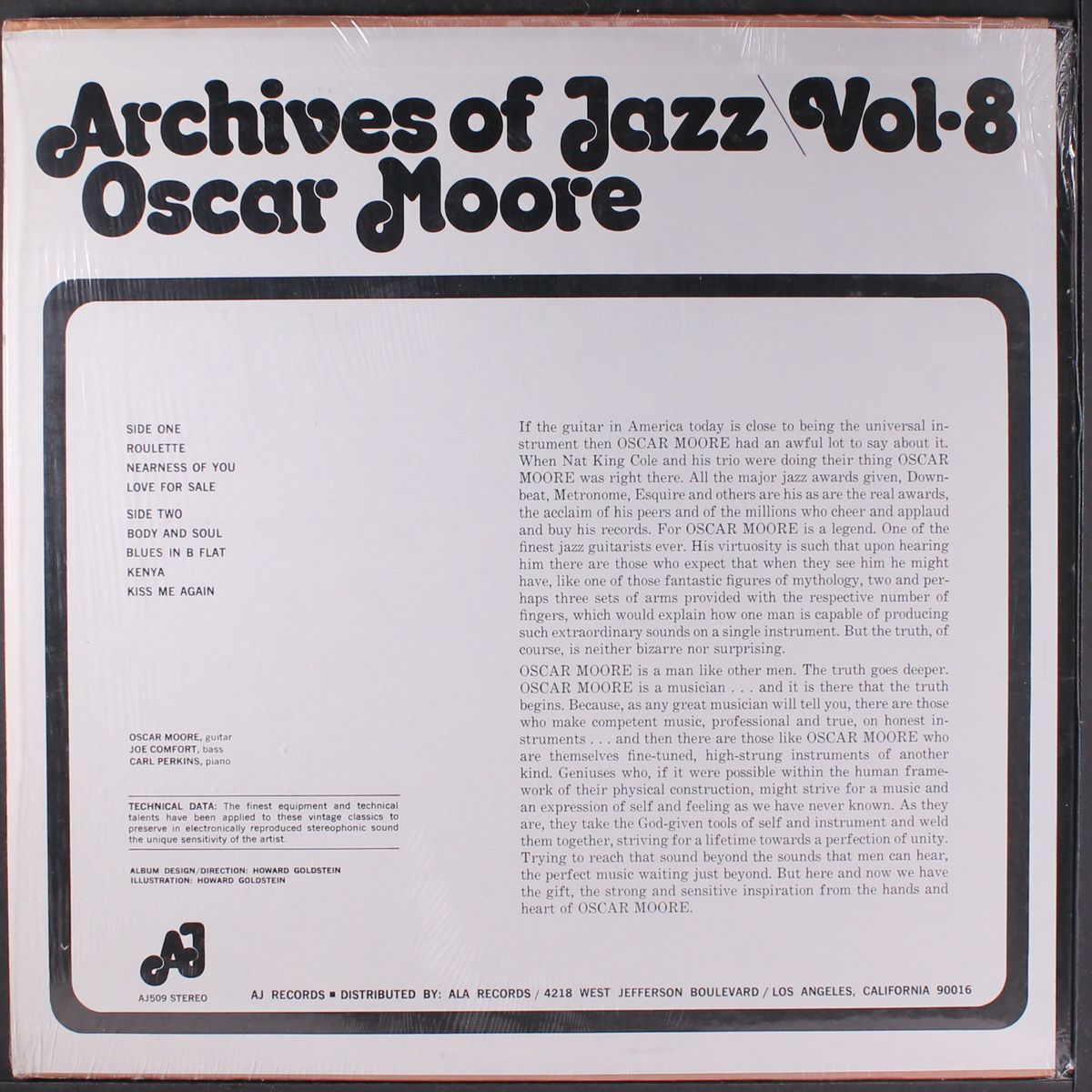 archives of jazz , vol. 8 by OSCAR MOORE