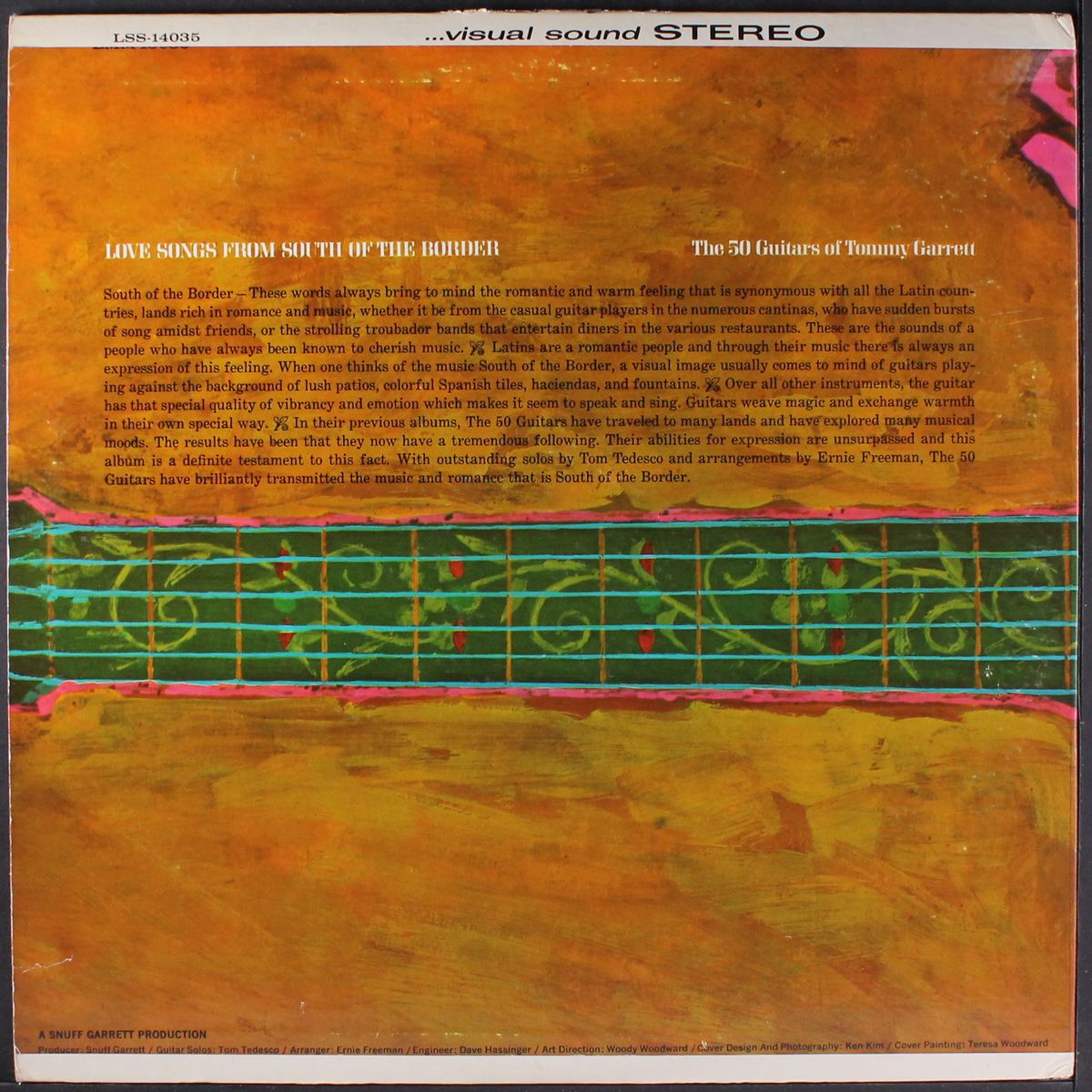 love songs from south of the border by 50 GUITARS OF TOMMY GARRETT