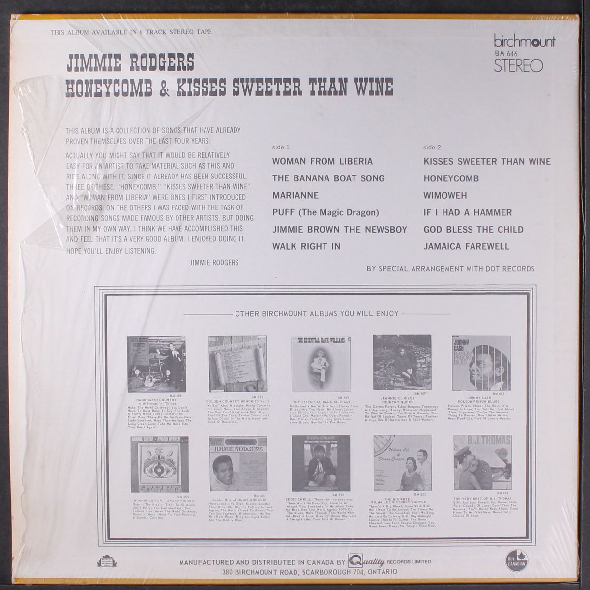 honeycomb by JIMMIE RODGERS