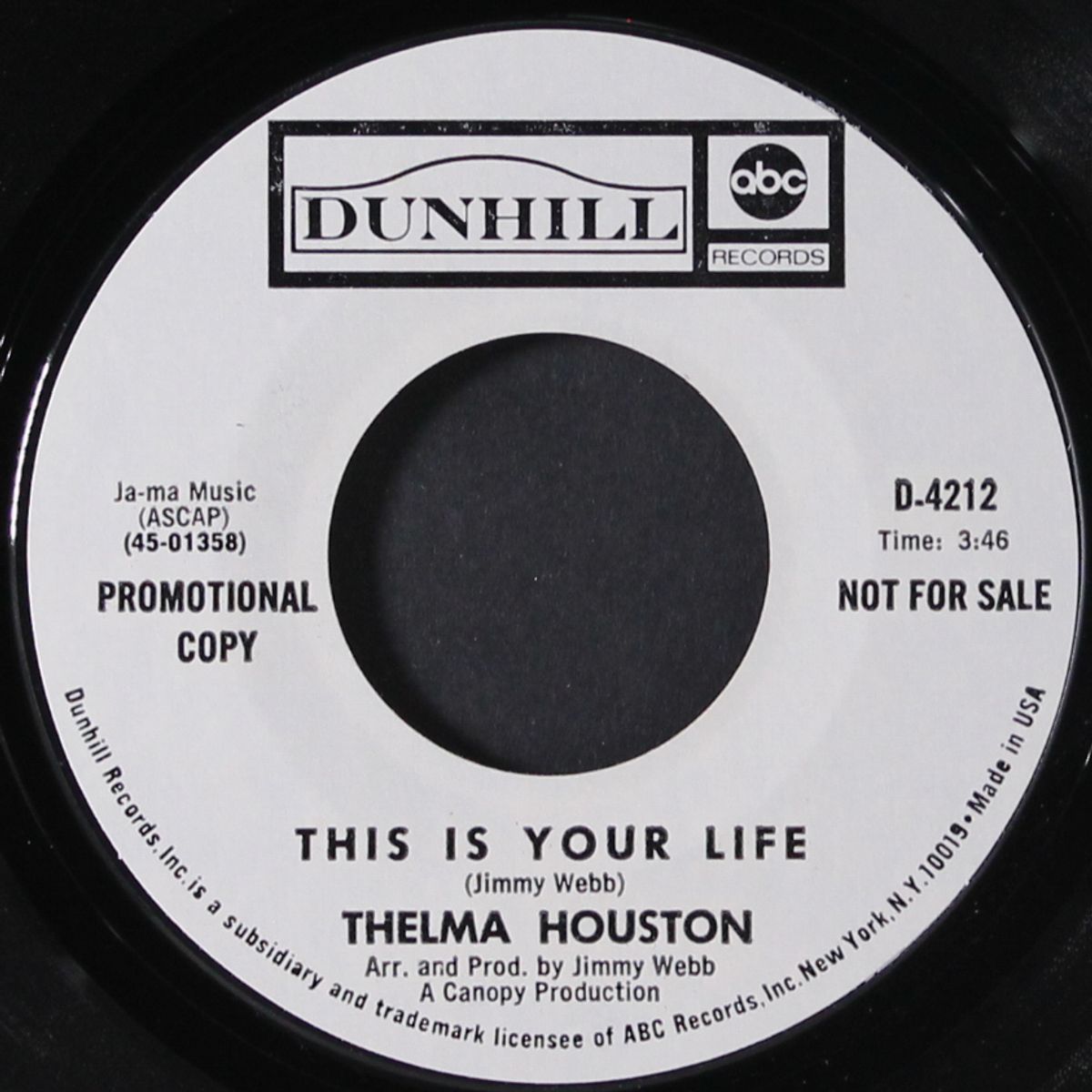 jumpin' jack flash / this is your life by THELMA HOUSTON