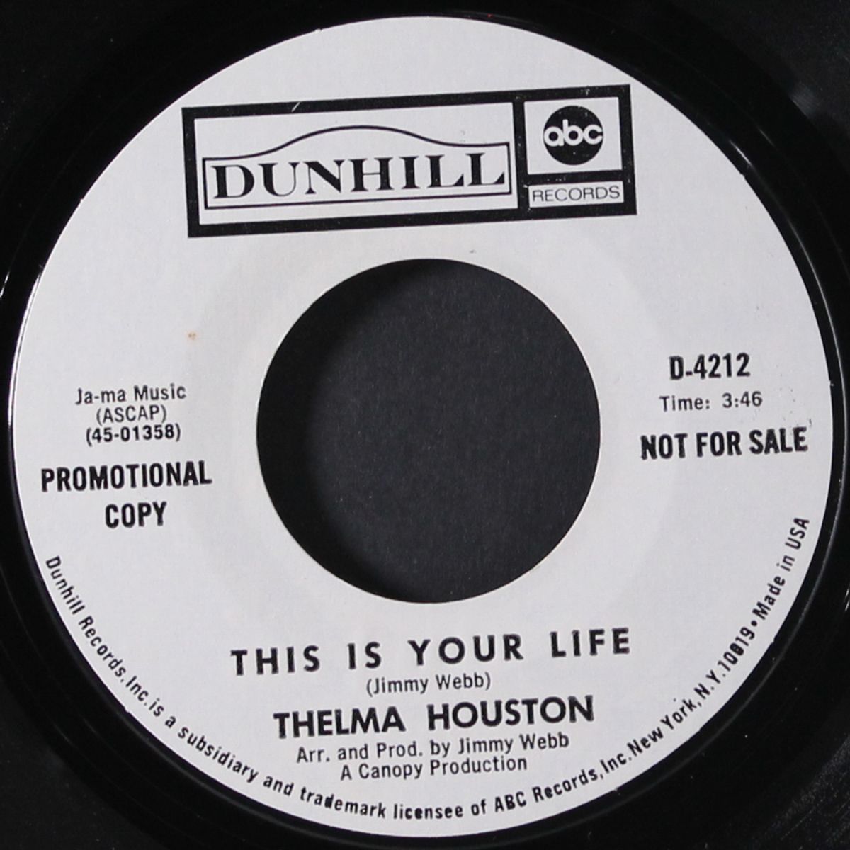 jumpin' jack flash / this is your life by THELMA HOUSTON