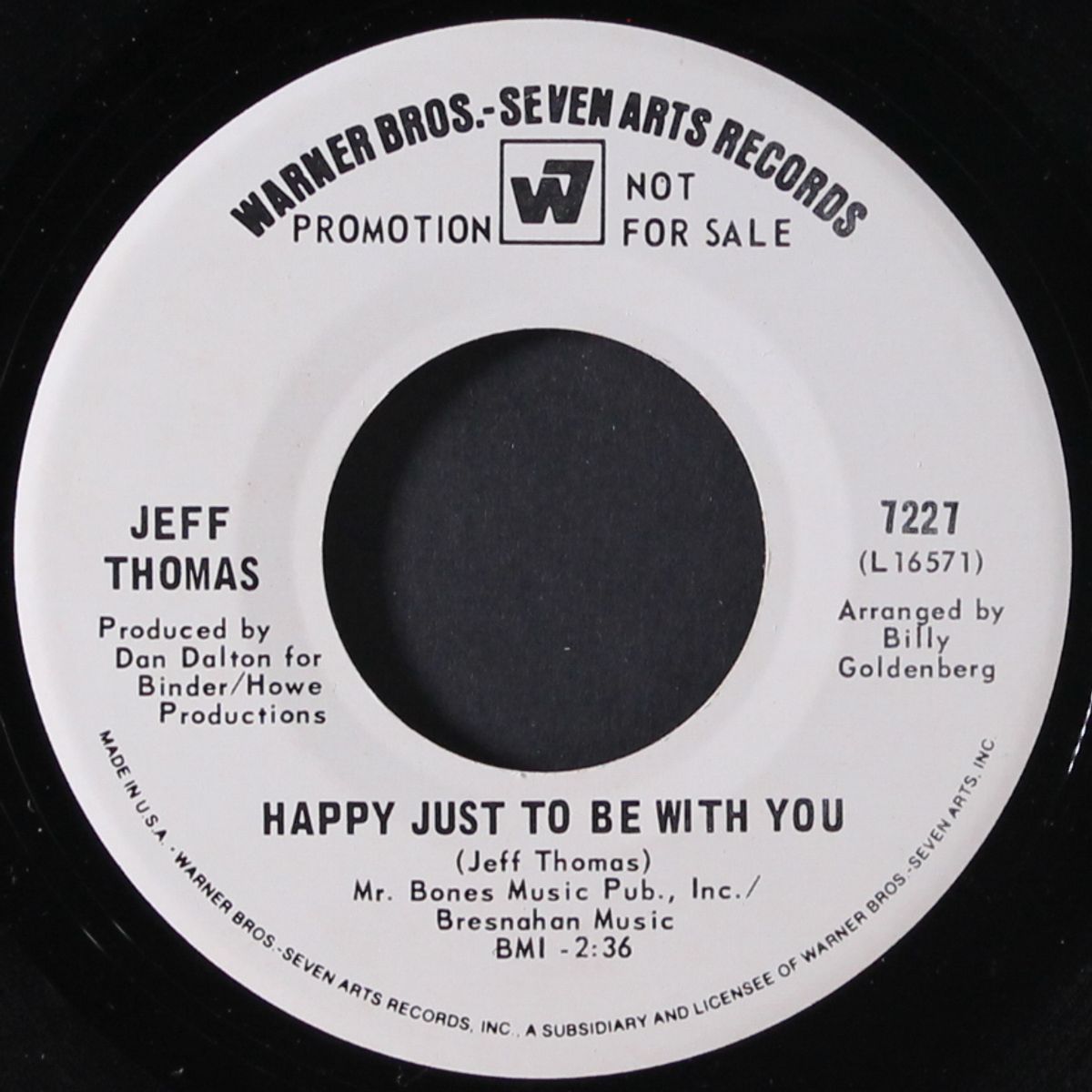 happy just to be with you / i keep it hid by JEFF THOMAS