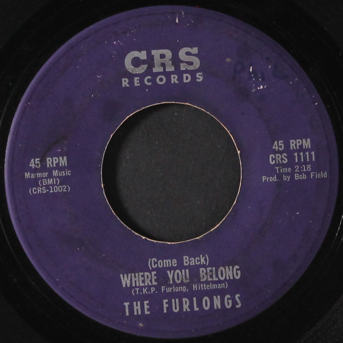 why should i care / where you belong by FURLONGS