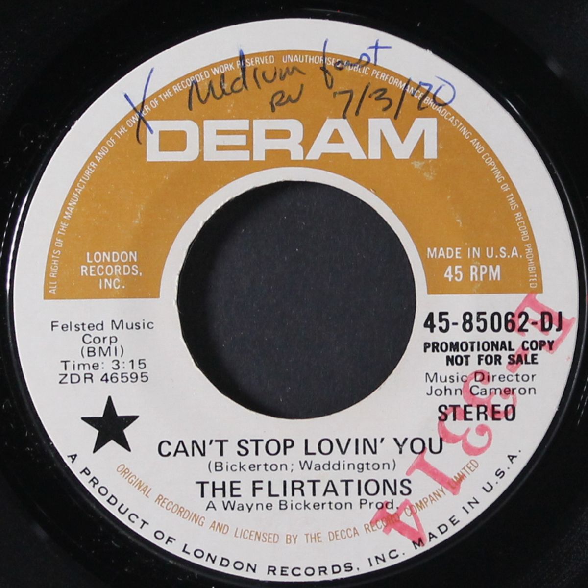can't stop lovin' you / mono by FLIRTATIONS