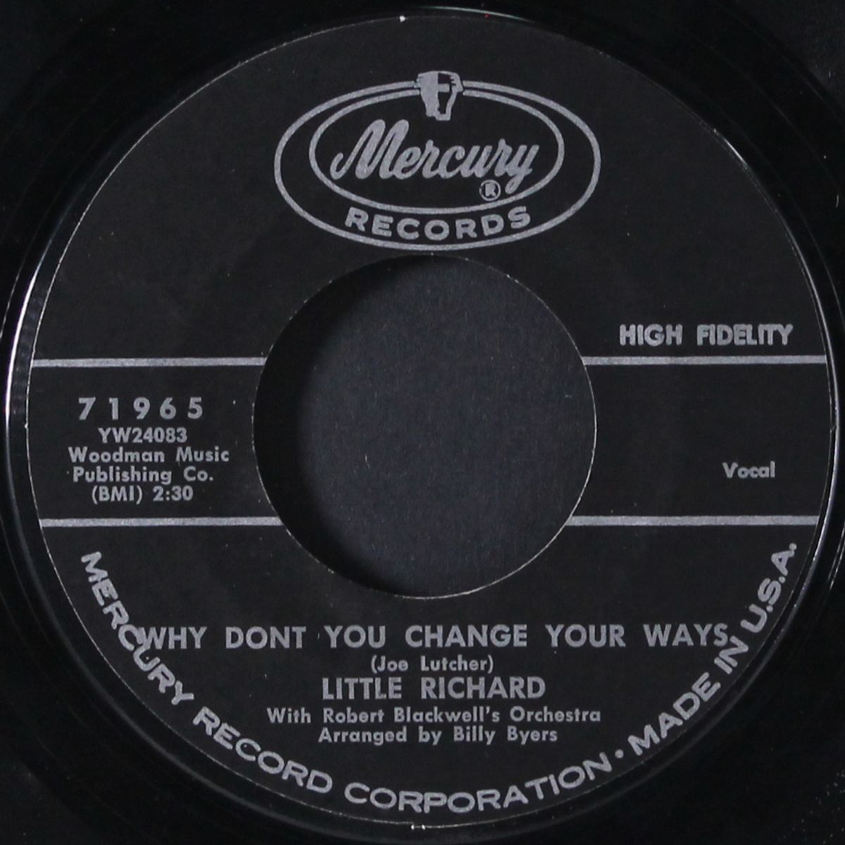 he got what he wanted / why don't you change your ways by LITTLE RICHARD