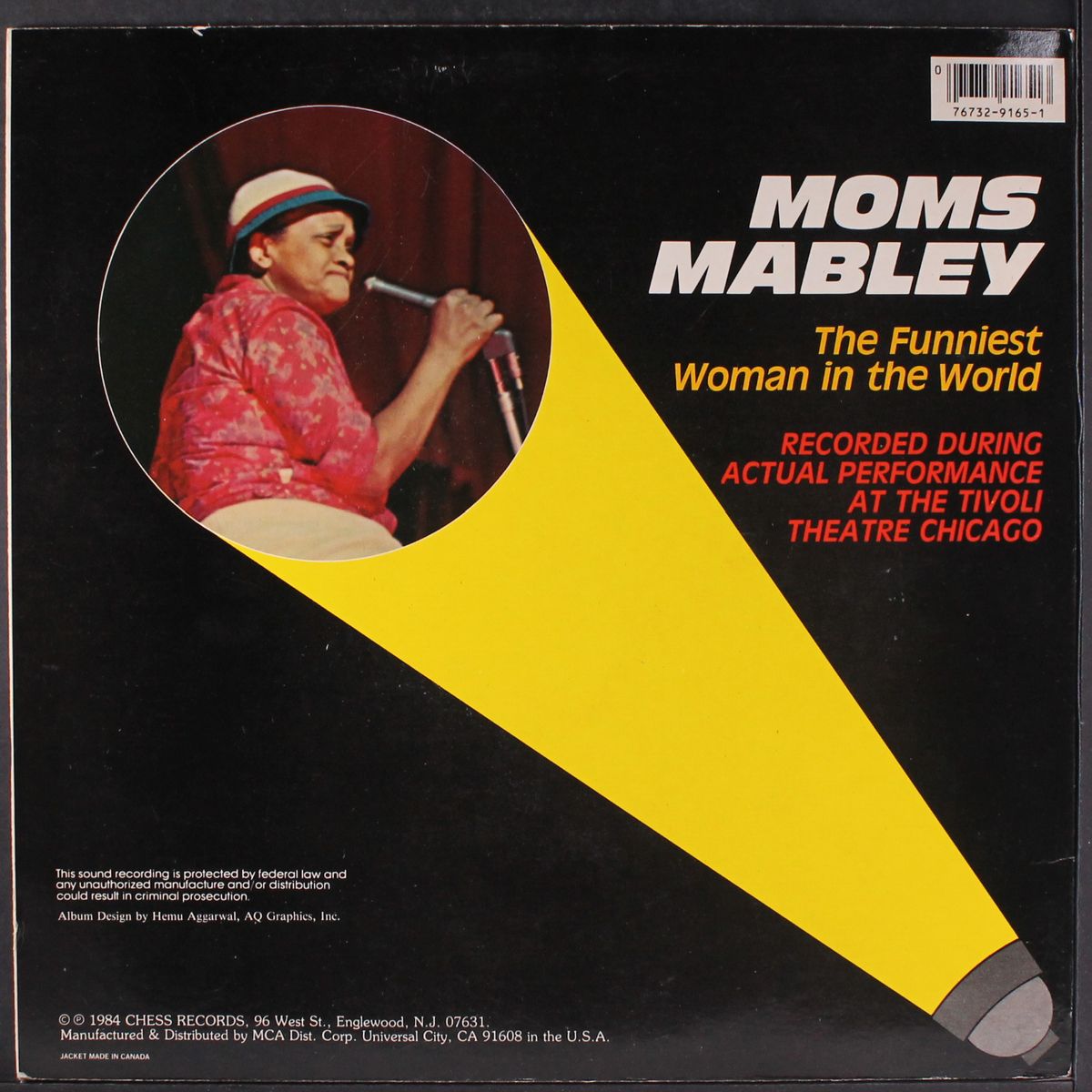 the funniest woman in the world by MOMS MABLEY