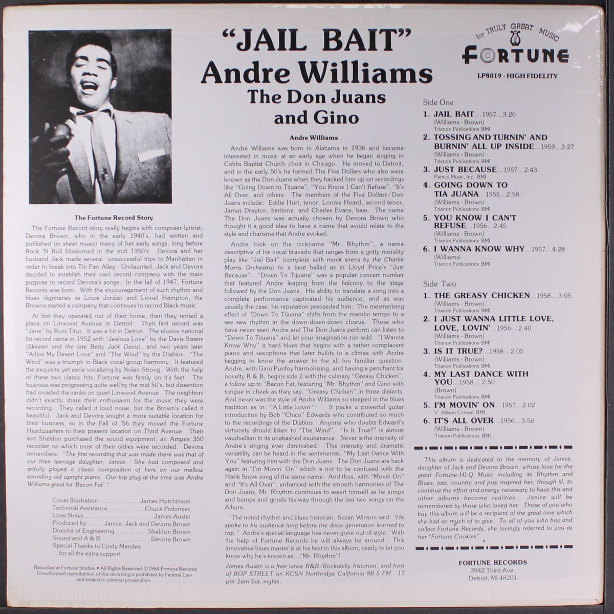 jail bait by ANDRE WILLIAMS