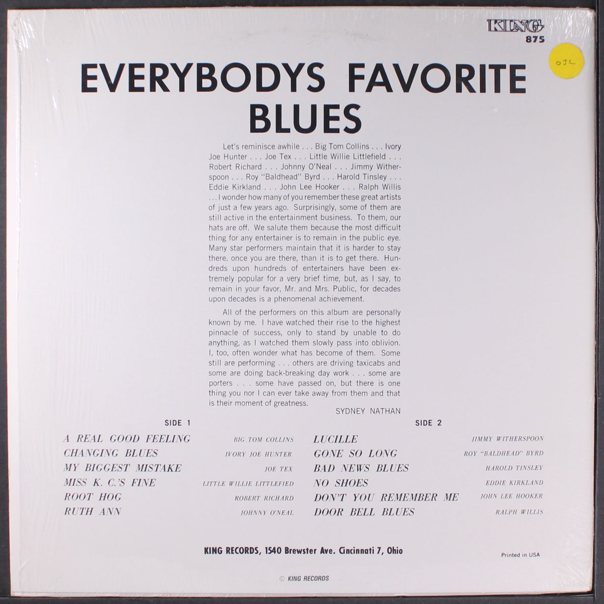 everybody's favorite blues by VARIOUS