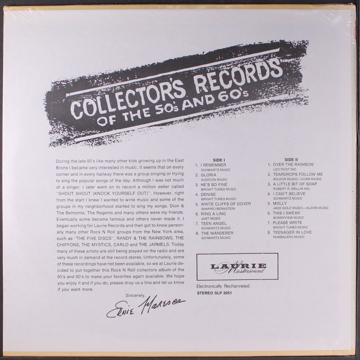 collector's records of the 50's and 60's by VARIOUS