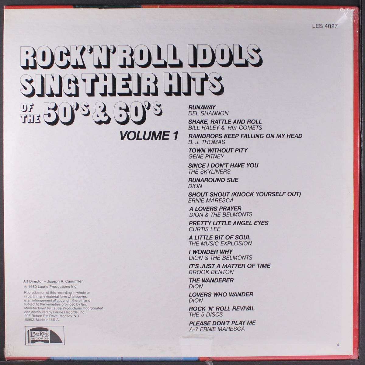rock'n'roll idols sing their hits of the 50's & 60's, vol. 1 by VARIOUS