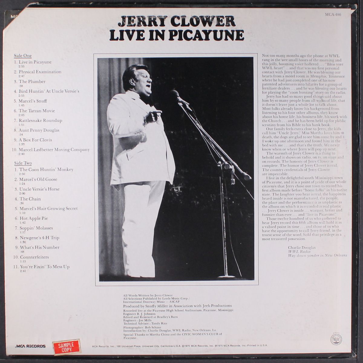 live in picayune by JERRY CLOWER